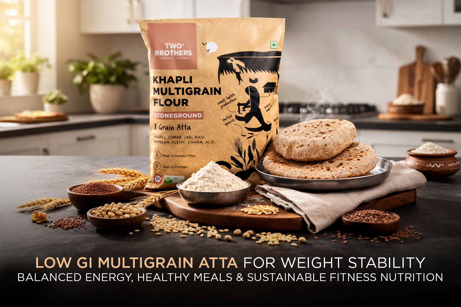 Low GI Foods and Weight Stability: The Role of Multigrain Atta in a Balanced Diet for Energy, Healthy Meals, and Fitness Nutrition