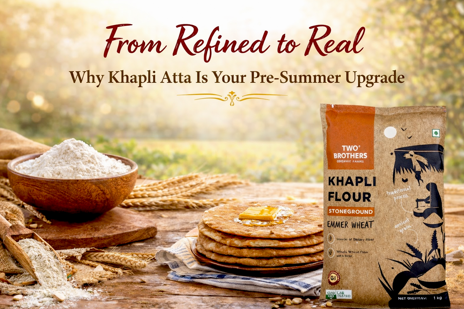 Pre-Summer Diet Swap: Replace Refined Flour with Khapli for Healthy Eating & Weight Management