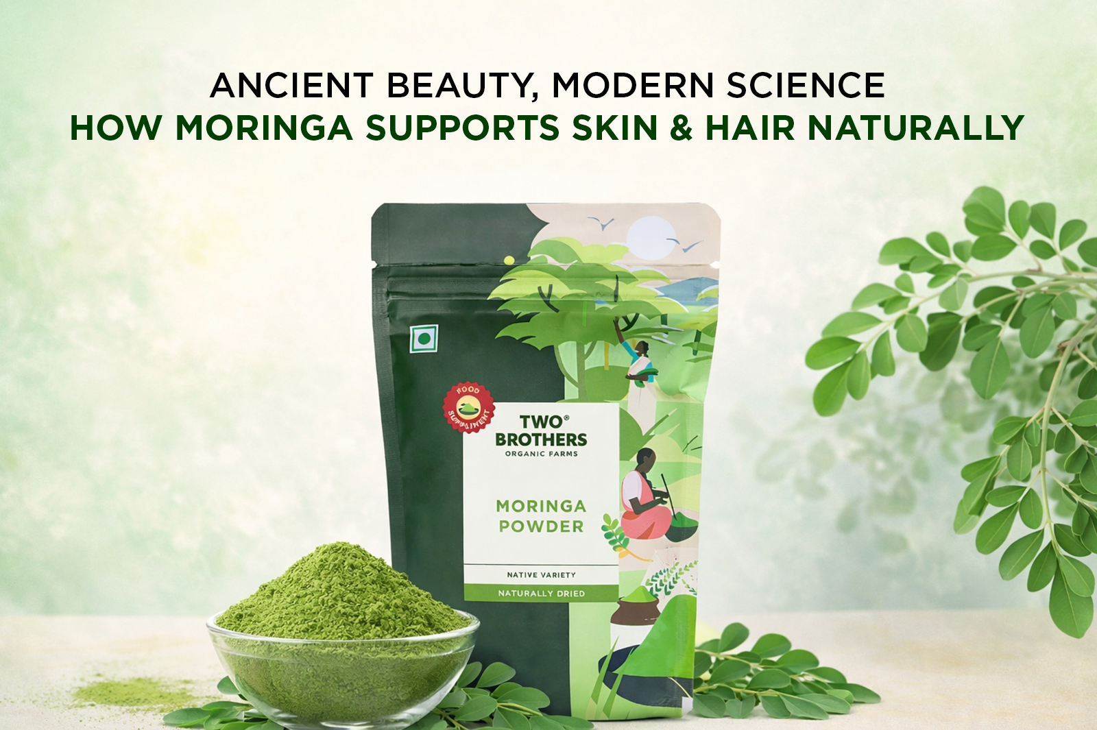 Moringa Powder for Skin and Hair: What the Science Actually Shows