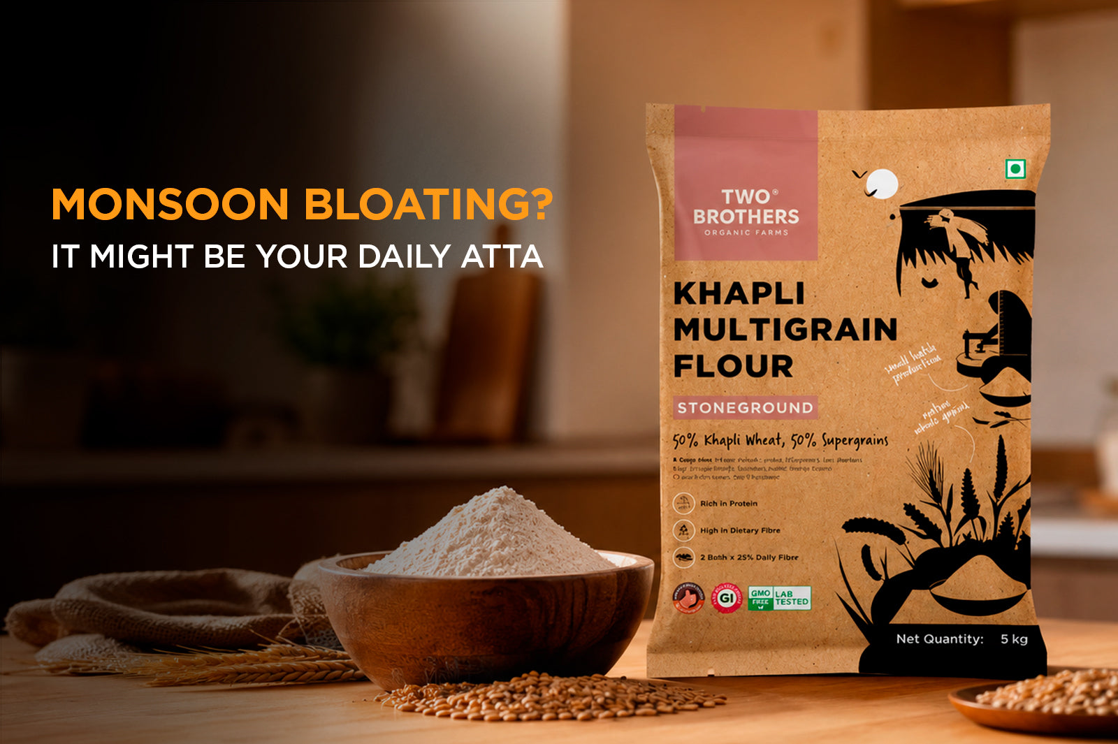 Monsoon Bloating? The Atta You're Eating Is Likely the Problem