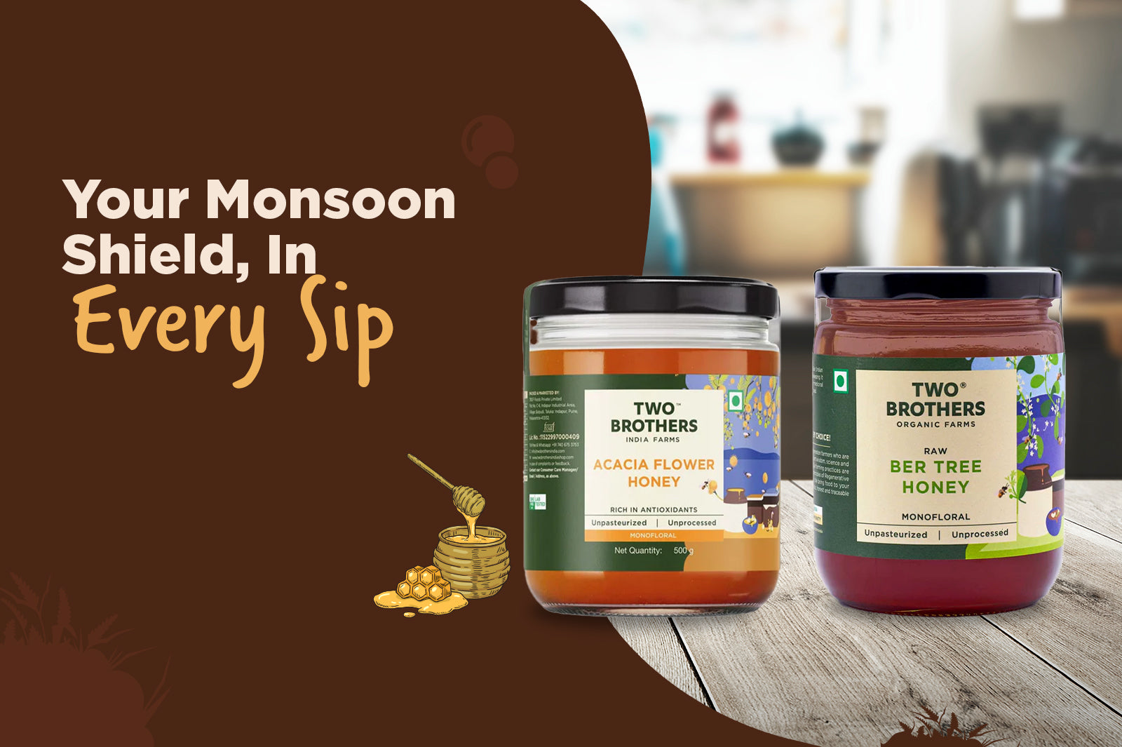 Honey and Tulsi: Rainy Season Immunity Duo