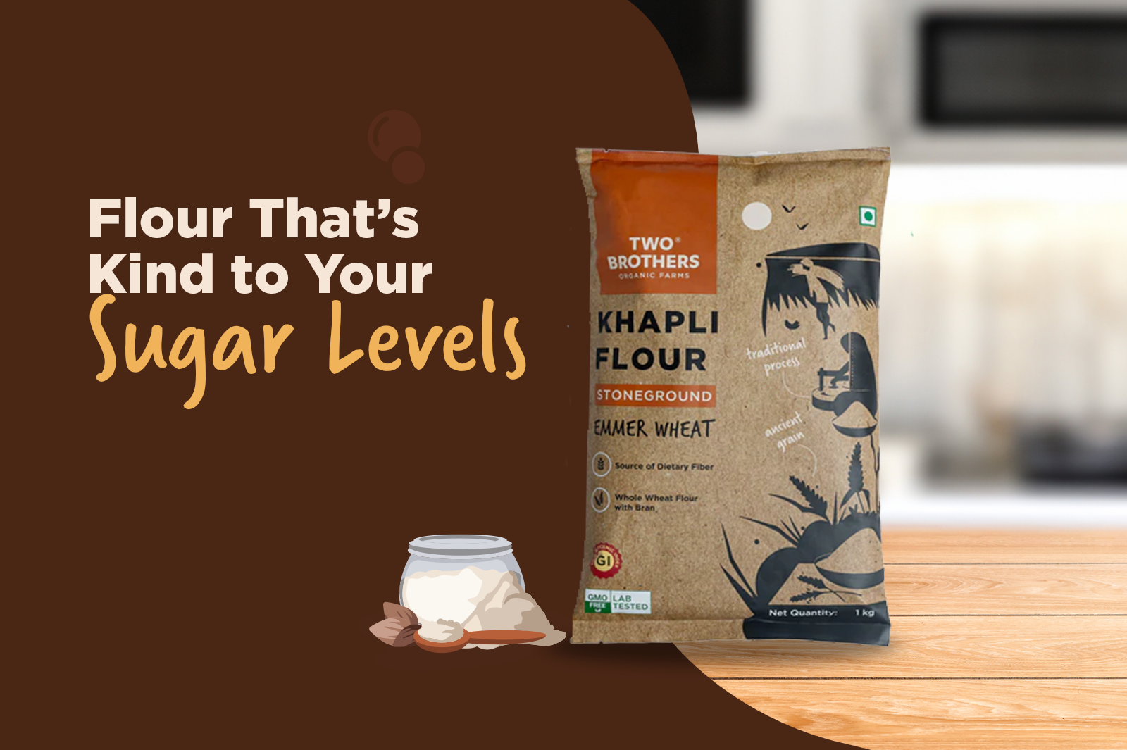 Why Khapli Atta is Better for Diabetics Than Regular Wheat Flour