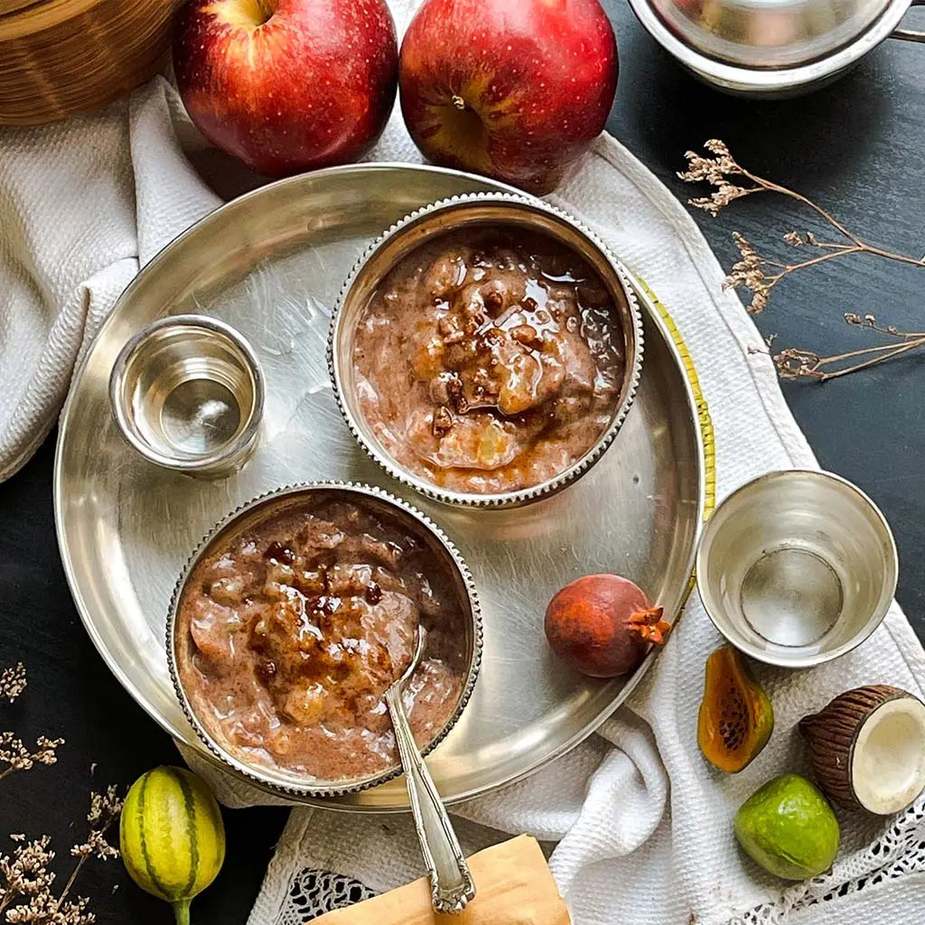 Apple ragi porridge for babies 2025