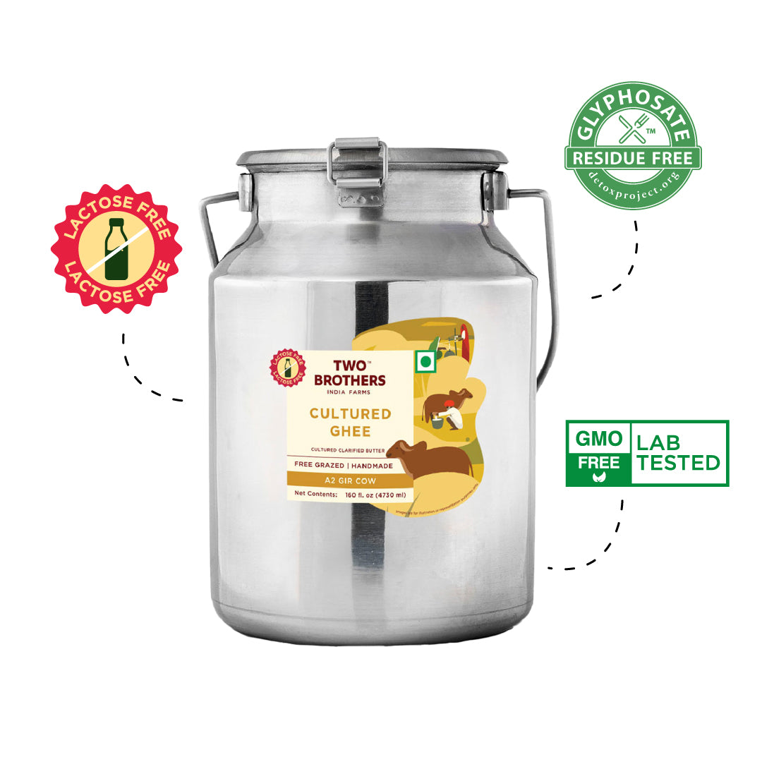 A2 Gir Cow - Cultured Ghee 5 Ltr