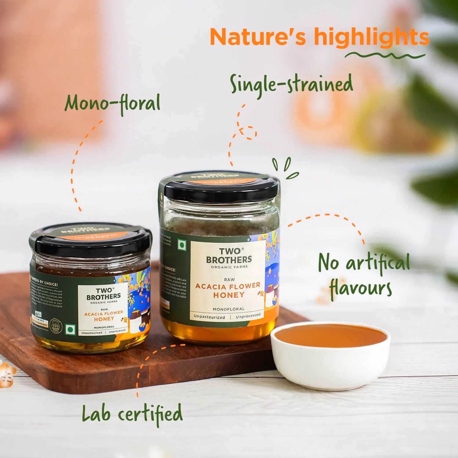 Acacia Honey, Raw Mono-floral Unfiltered