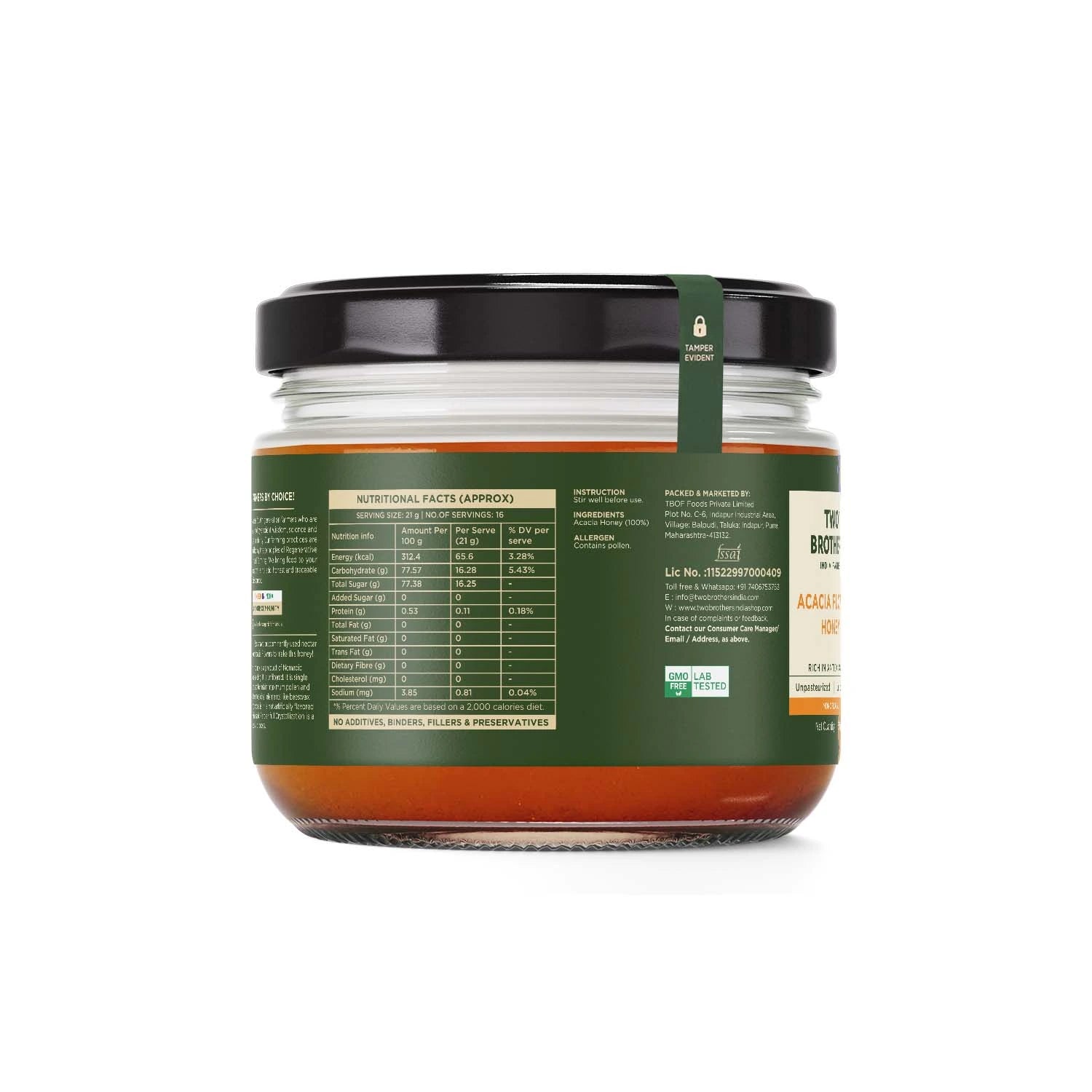 Acacia Honey, Raw Mono-floral Unfiltered