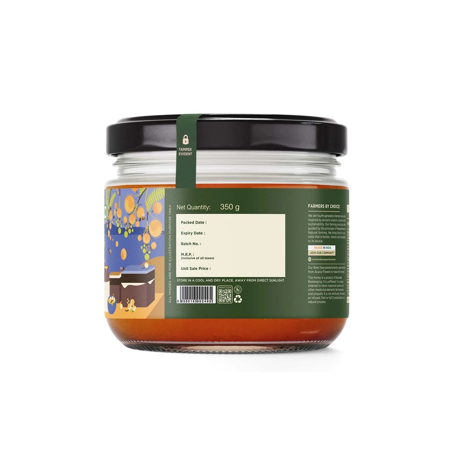 Acacia Honey, Raw Mono-floral Unfiltered