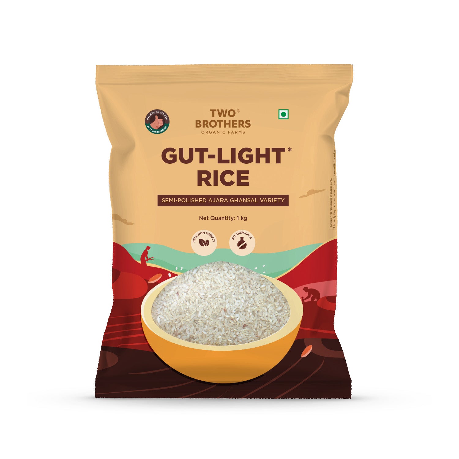 Ajara Ghansal Rice, Semi-Polished