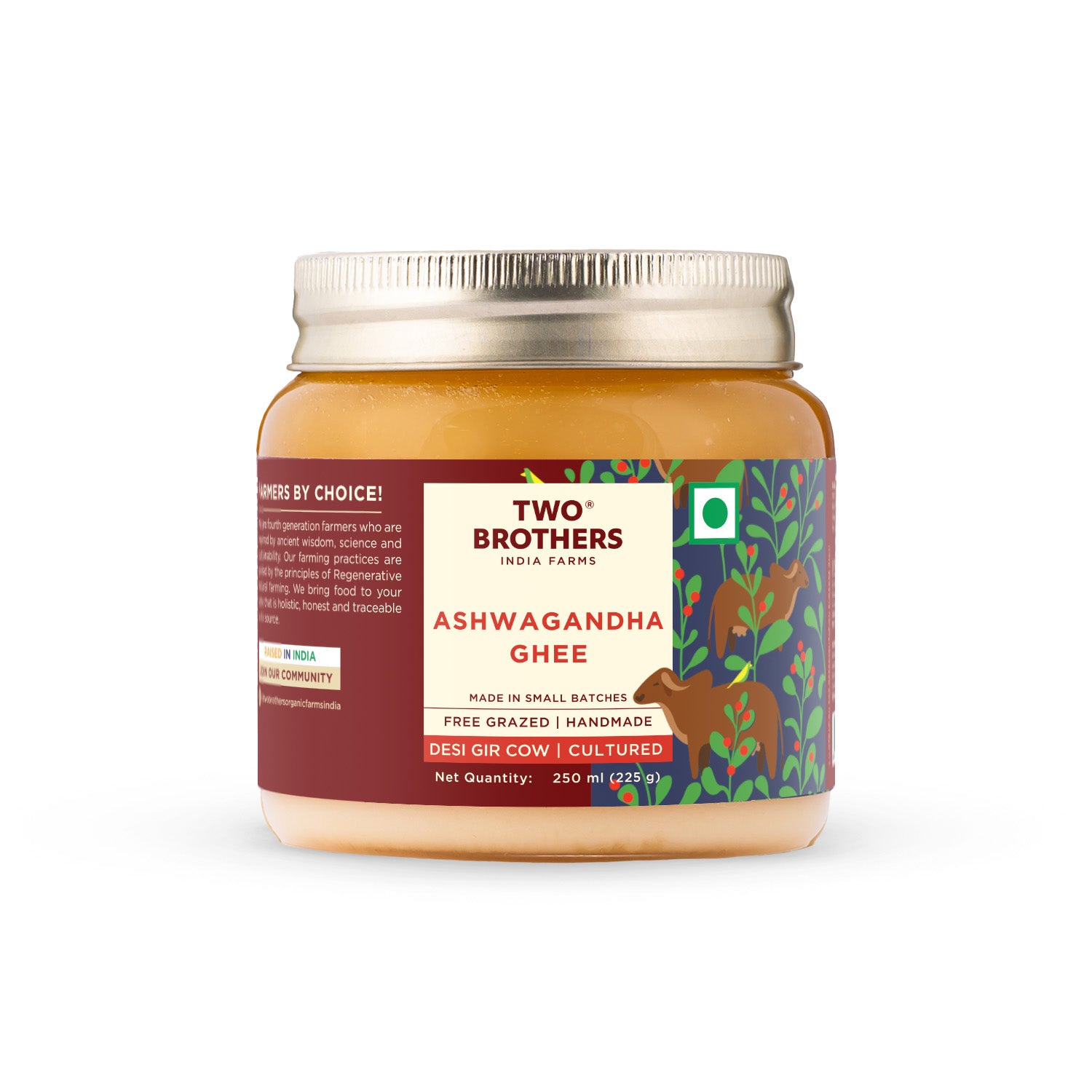 Ashwagandha Ghee, Cultured 250g