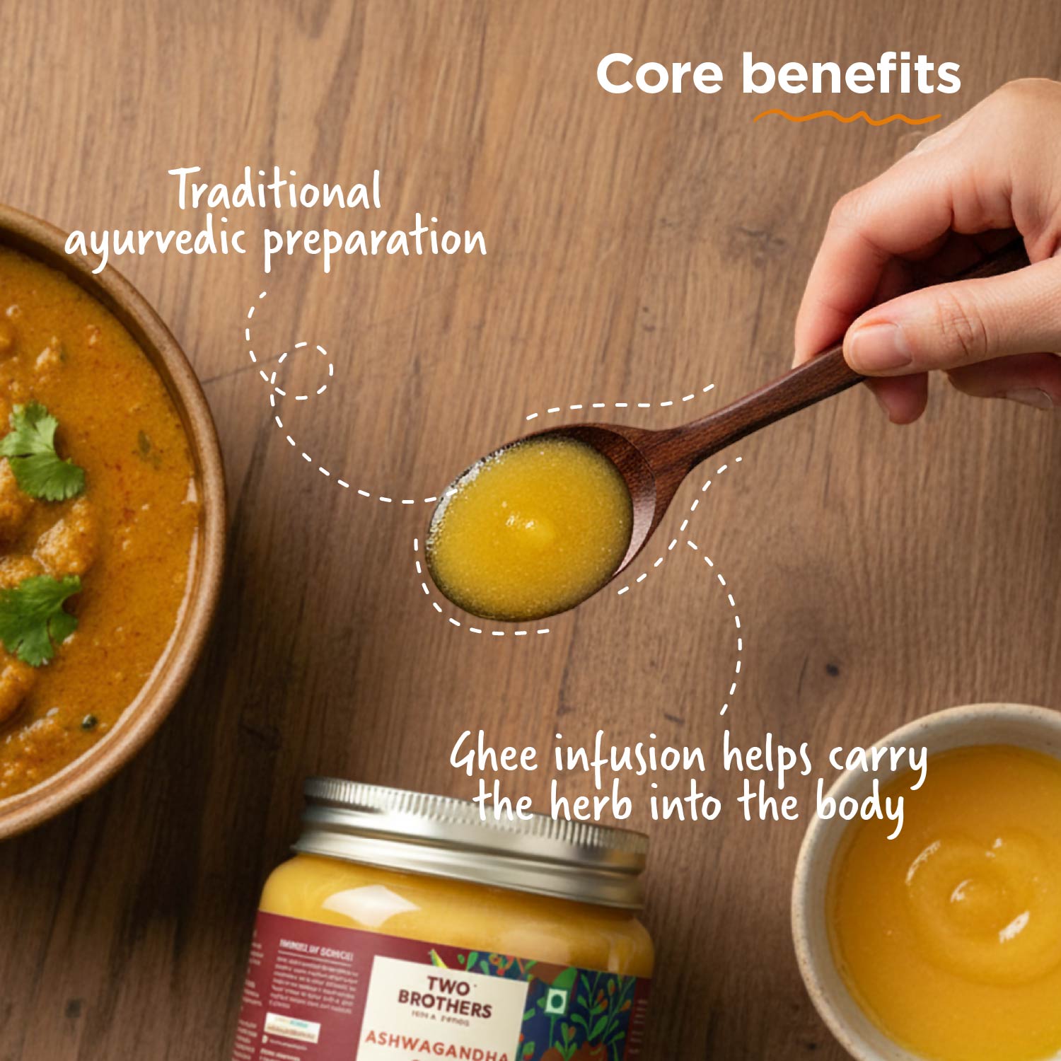 Ashwagandha Ghee, Cultured 250g