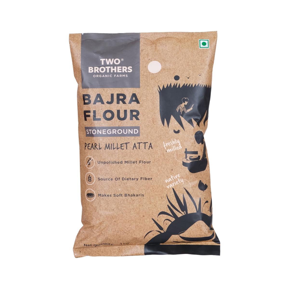 Buy online Bajra Atta 1kg at best price