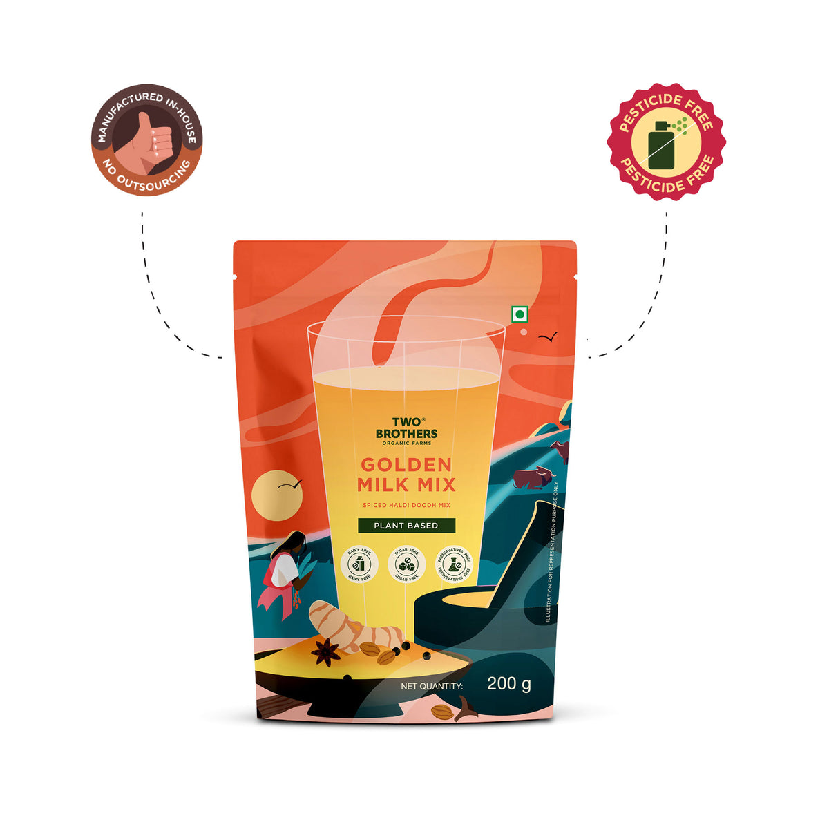 Buy Golden Milk Mix Online β 200β―g Pack