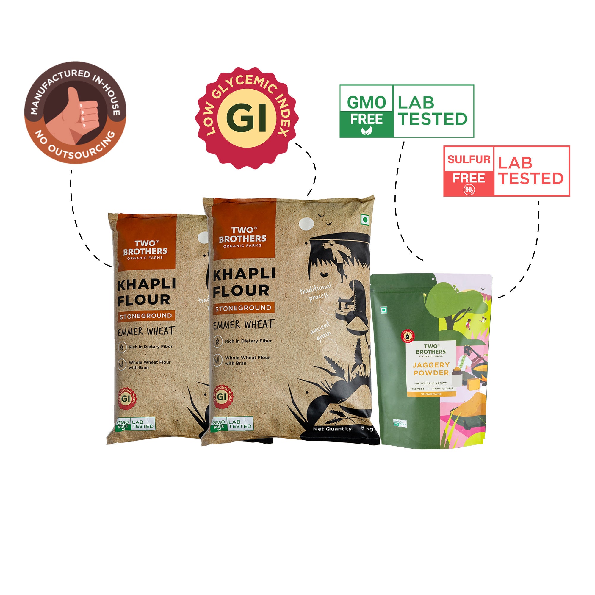 Order Khapli Atta Jaggery 10kg Pack Online