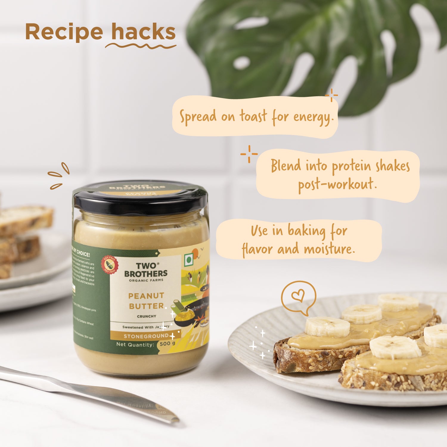 Buy Organic Quality Crunchy Peanut Butter with Jaggery Online in India