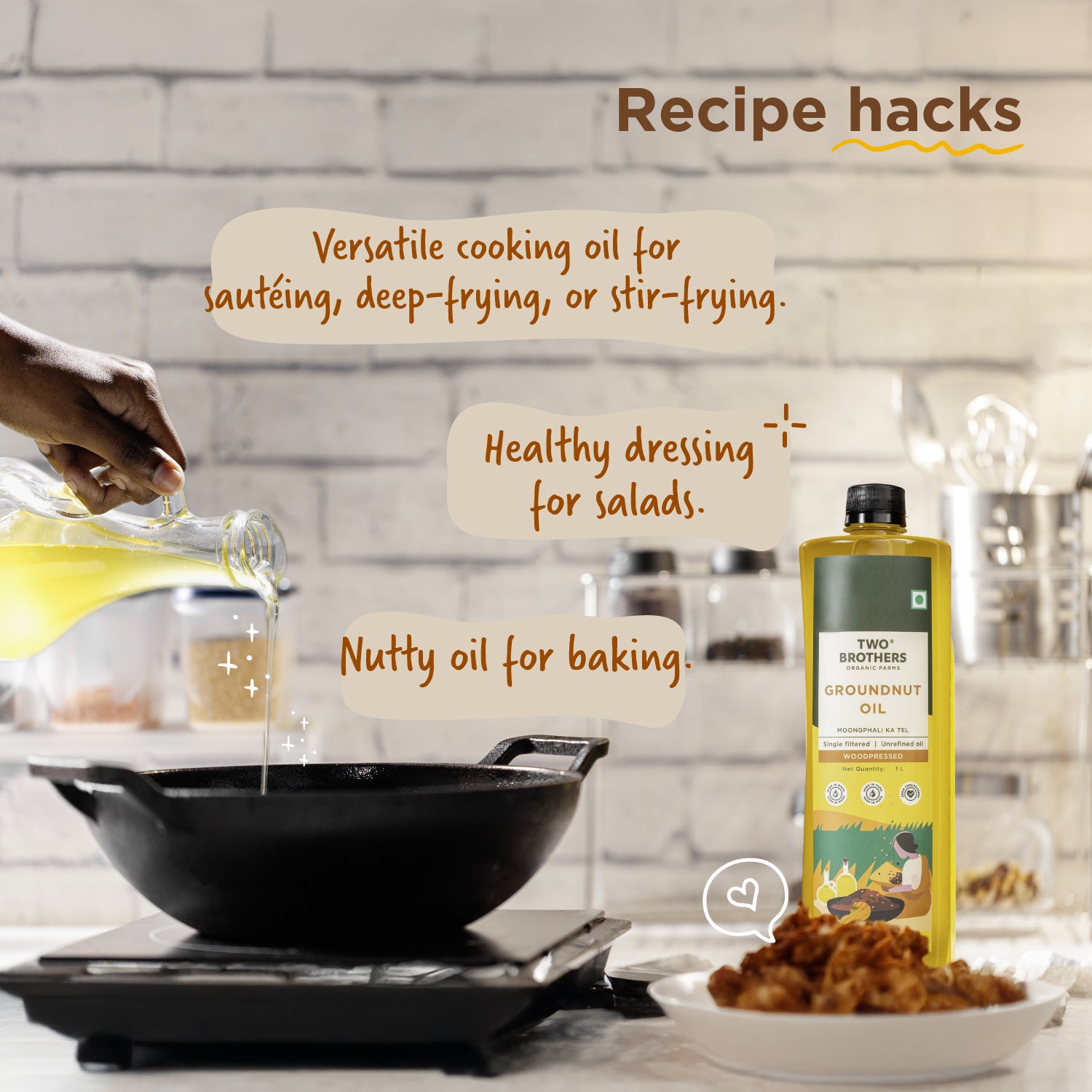 Buy Pure Groundnut Oil Online β Healthy & Natural Choice