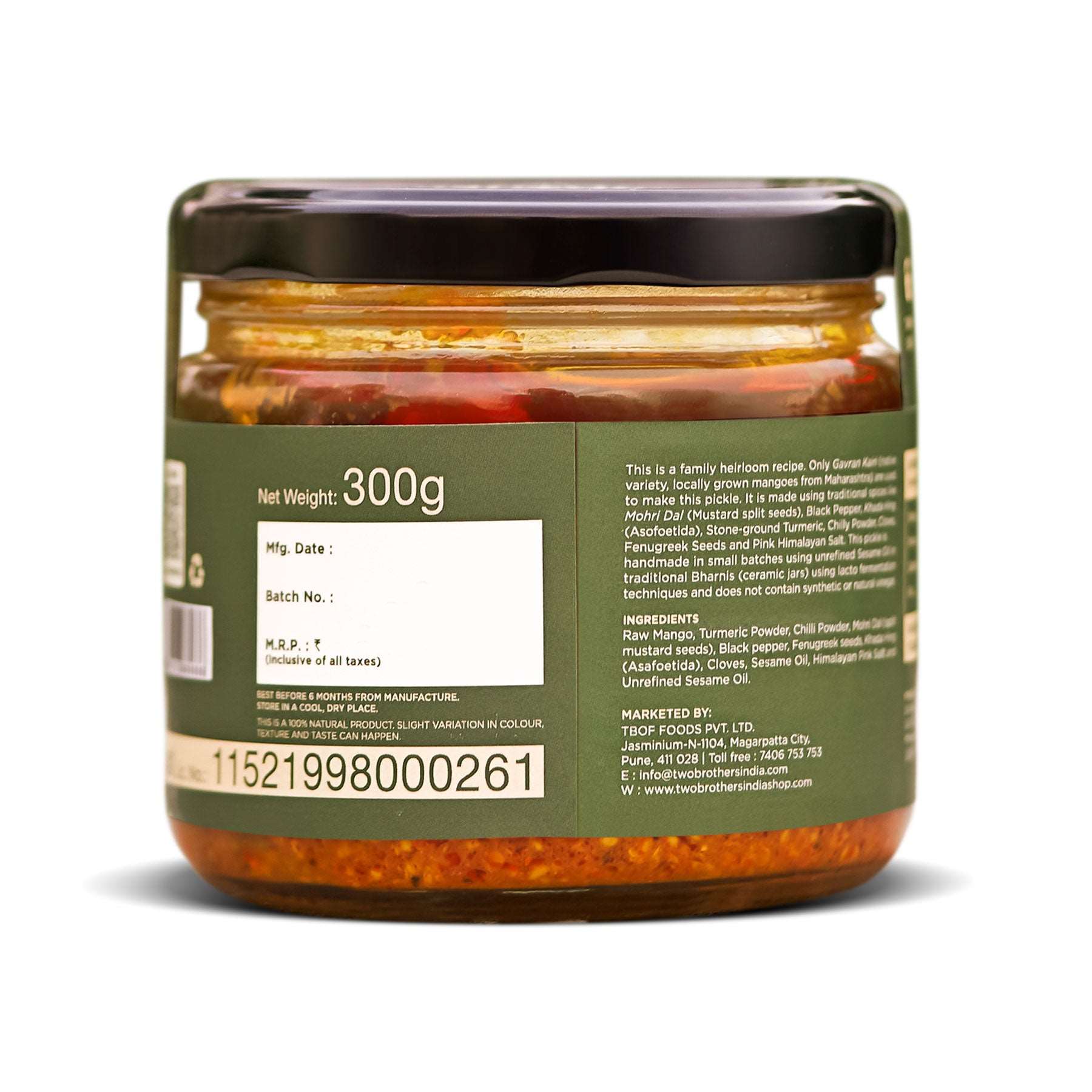 Buy Pure Spicy Mango Pickle (Aam Ka Achar) Online Best Price
