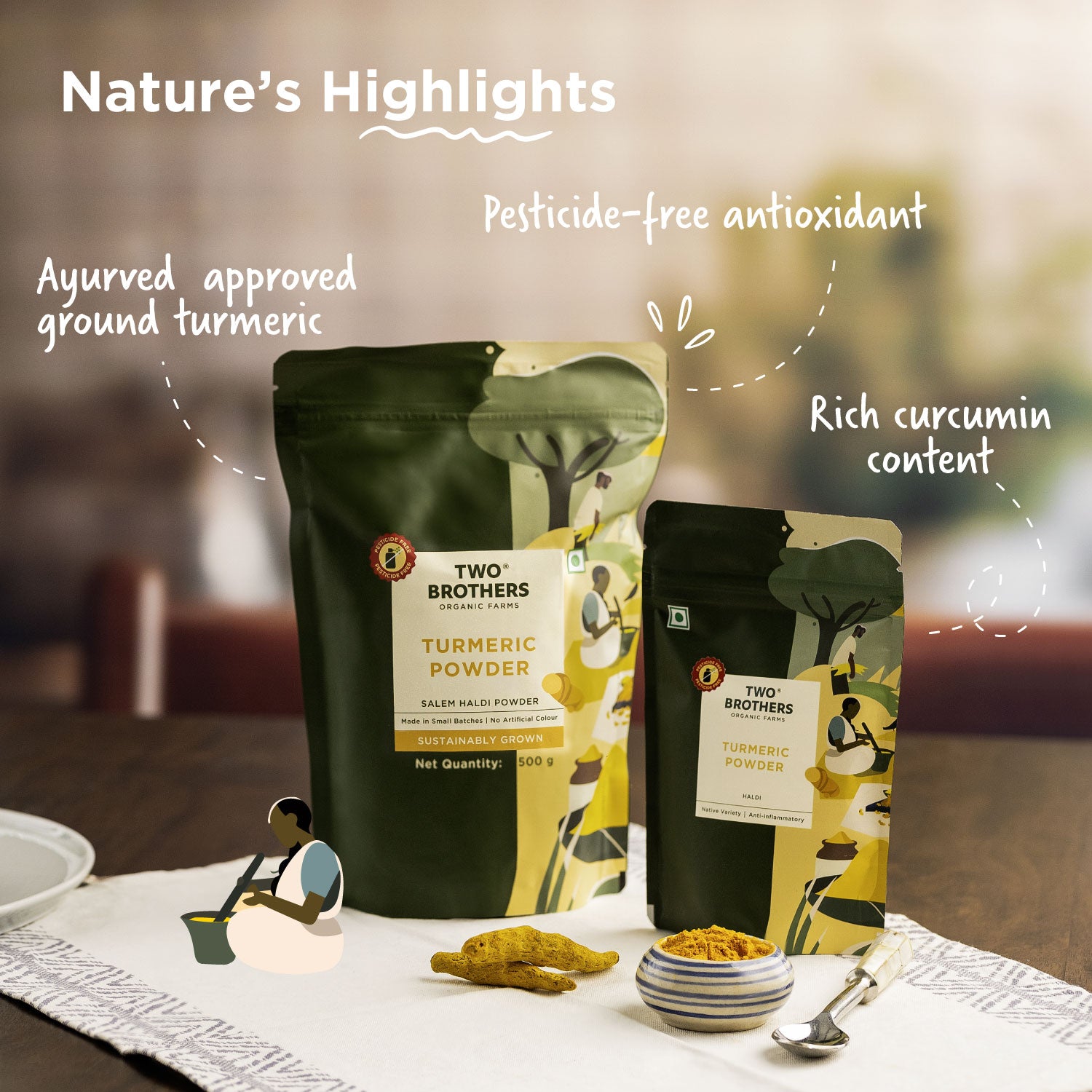 Buy online Salem Haldi (Ground Turmeric), Single-Origin