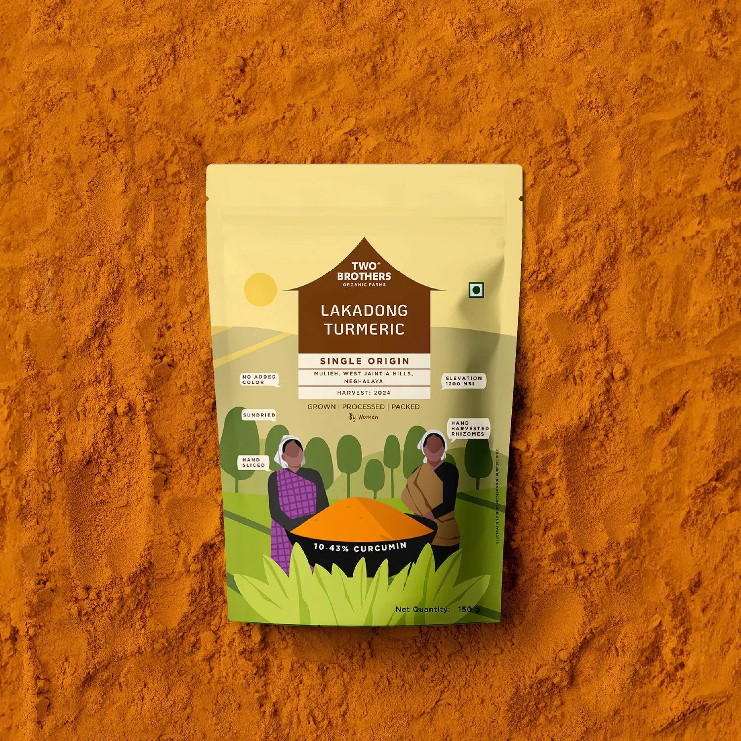 Buy Single Origin Lakadong Turmeric Powder 150g for Health