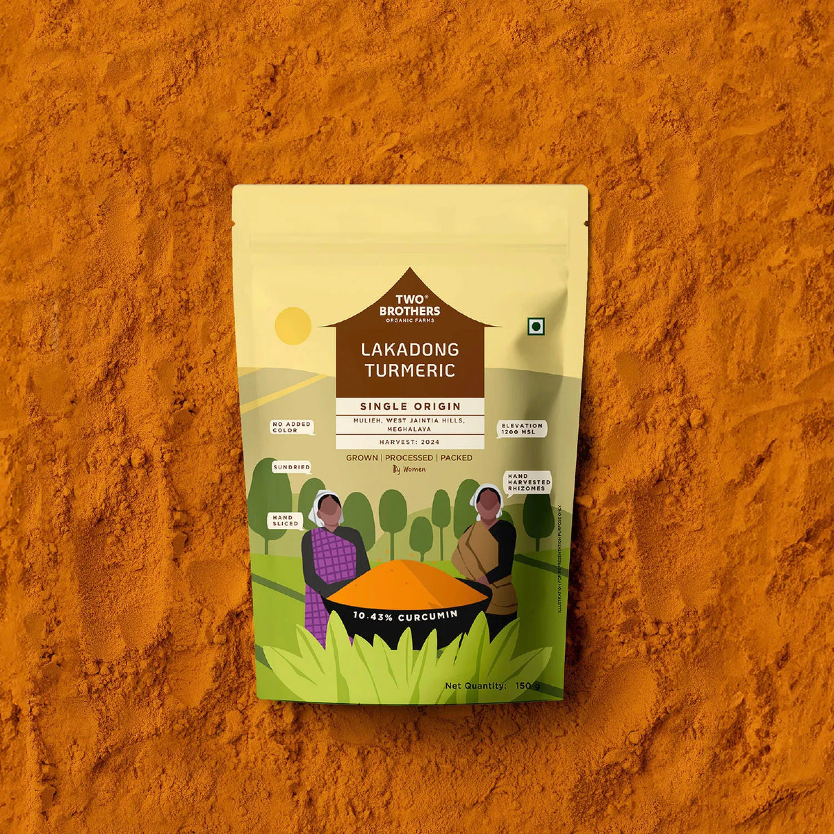 Buy Single Origin Lakadong Turmeric Powder 150g for Health