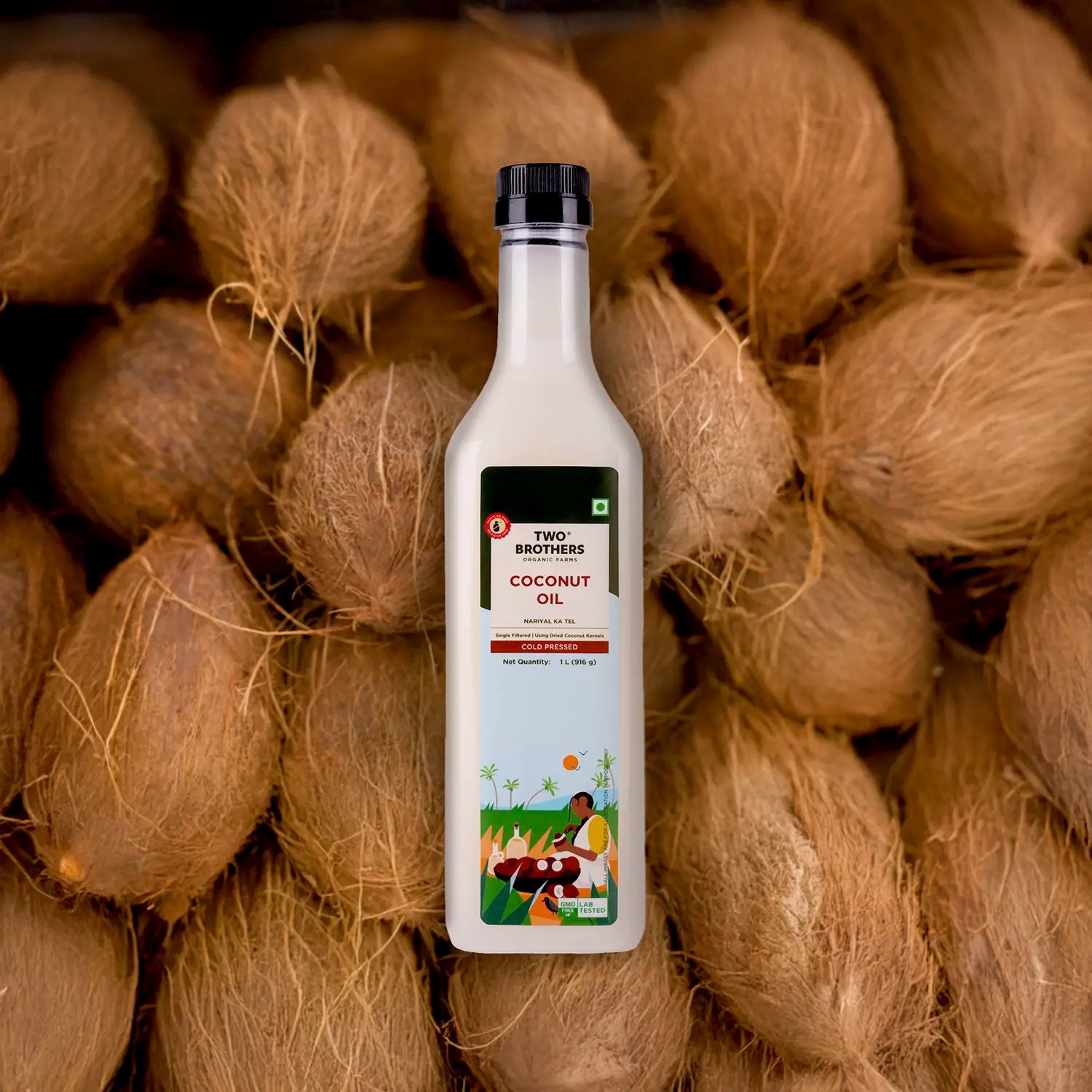 Coconut Oil, Cold-Pressed, Unrefined - Bundle