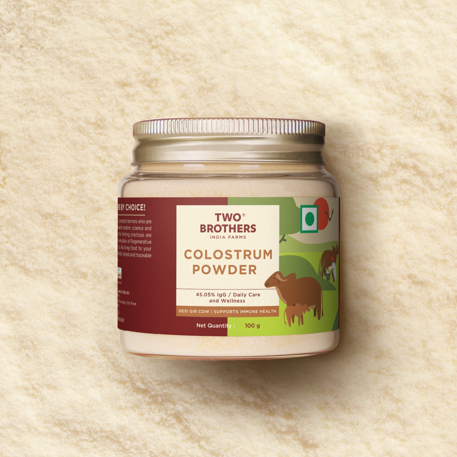 Colostrum Powder, Desi Gir Cow