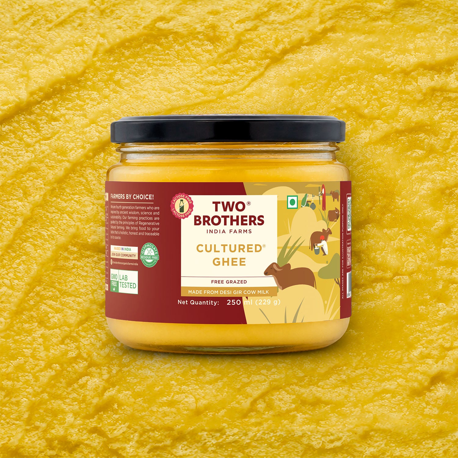 Desi Gir Cow Cultured Ghee