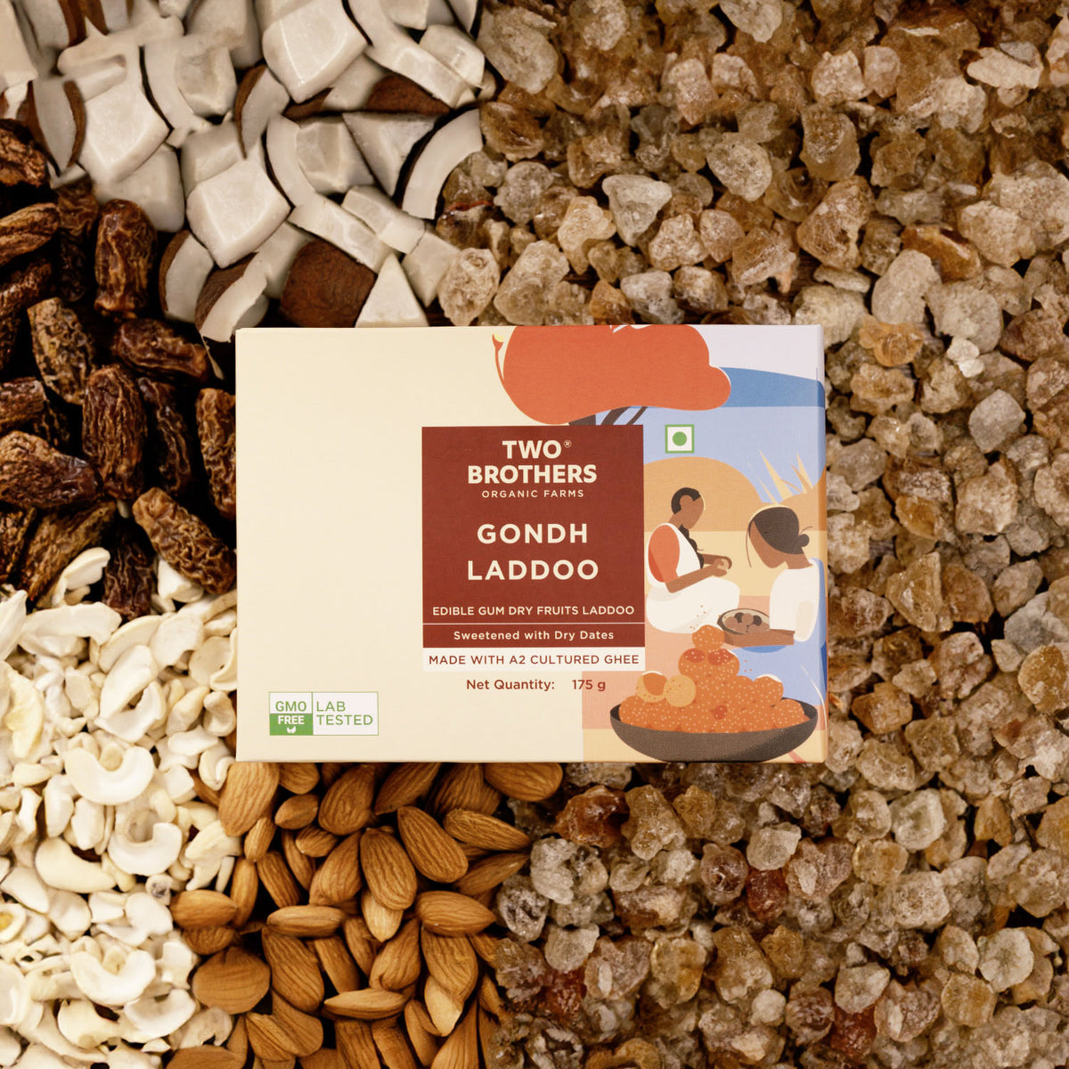 Dink | Gondh Laddoo, No Sugar- edible gum dry fruits laddoo