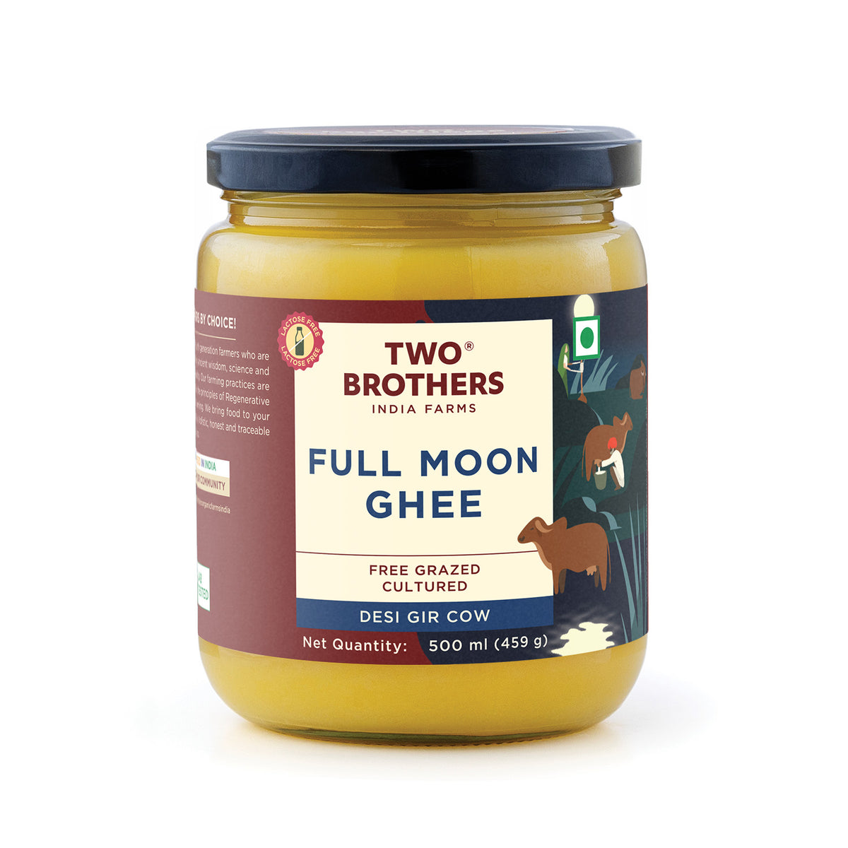 Full Moon Cultured Ghee, Desi Gir Cow