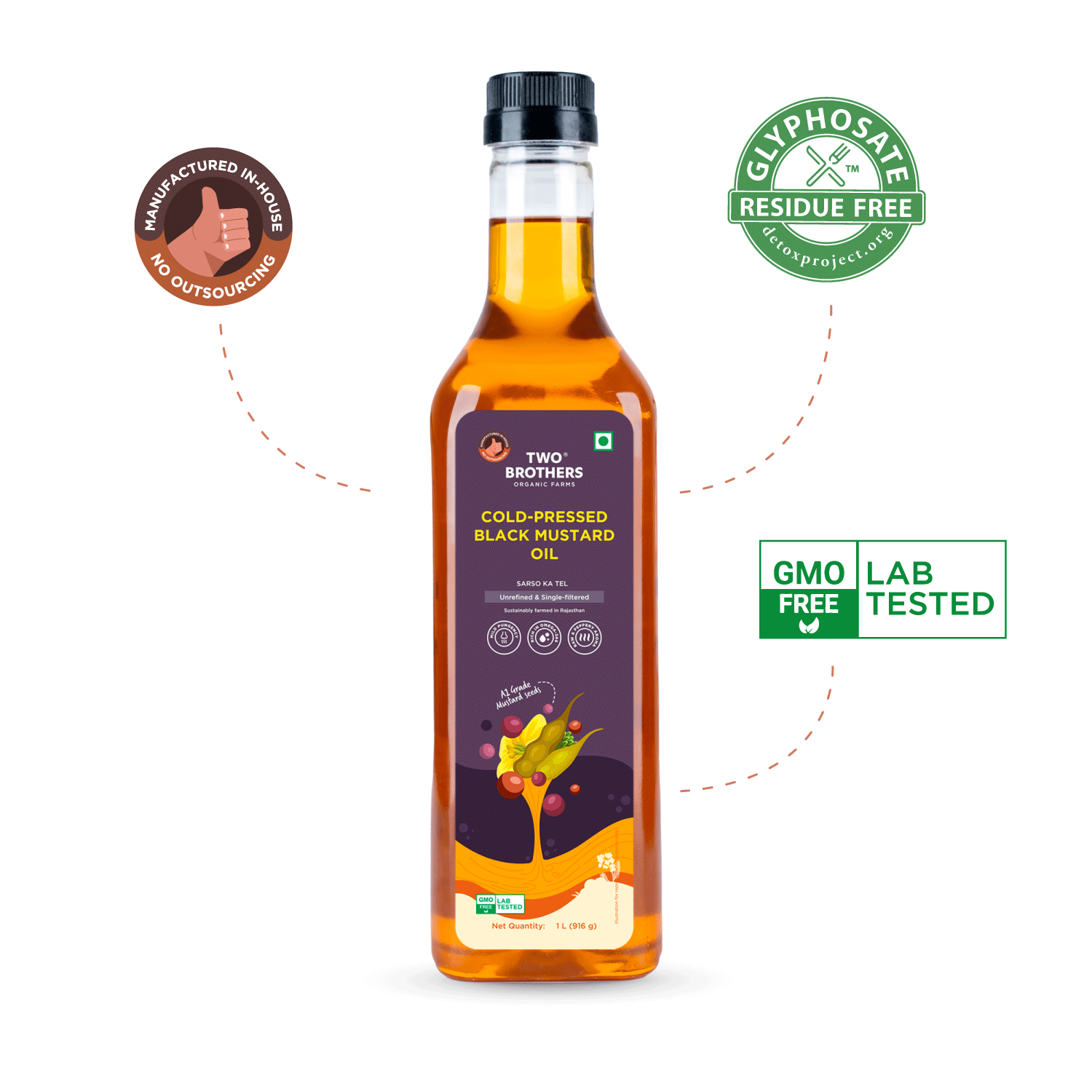 Black Mustard Oil I Cold-Pressed