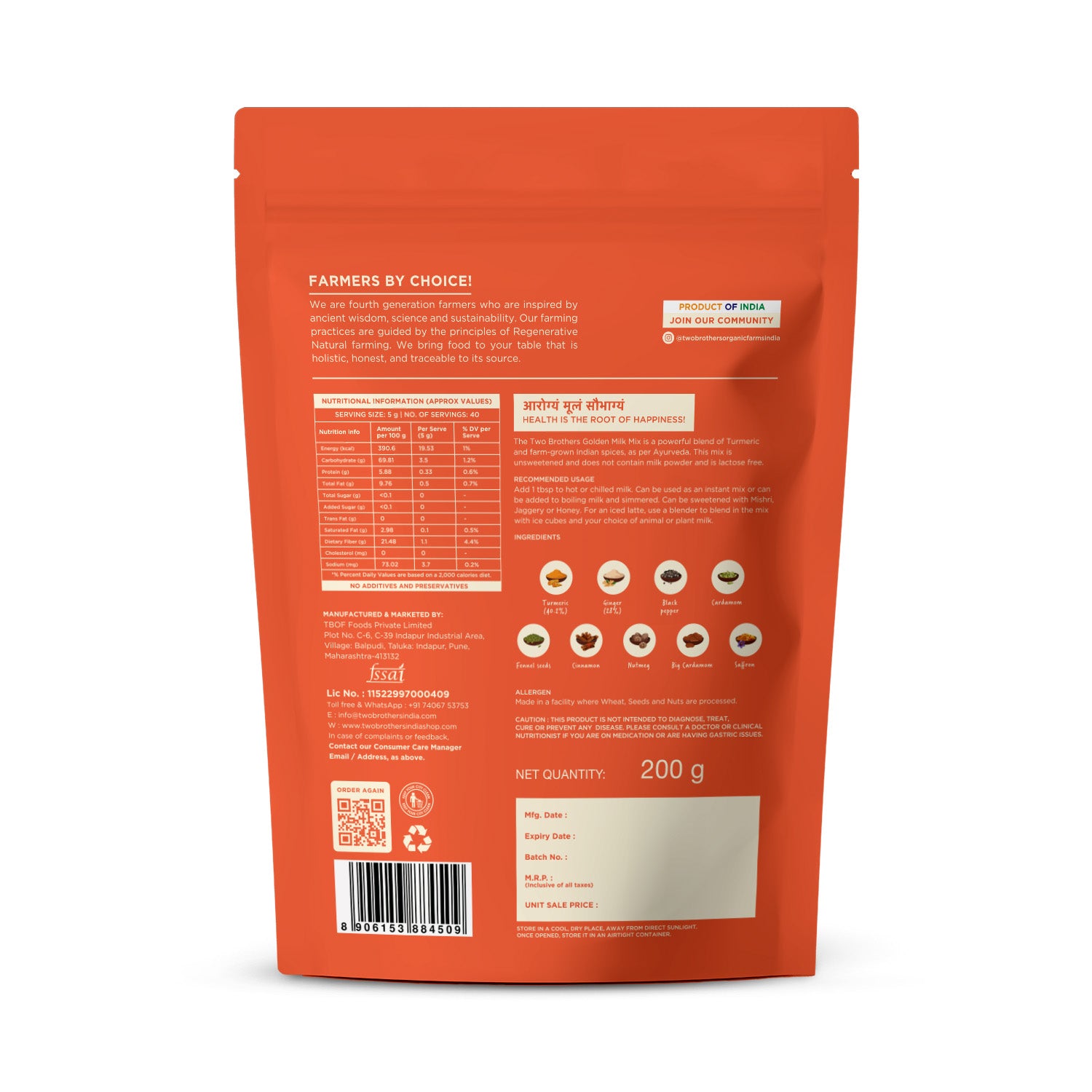 Golden Milk Mix