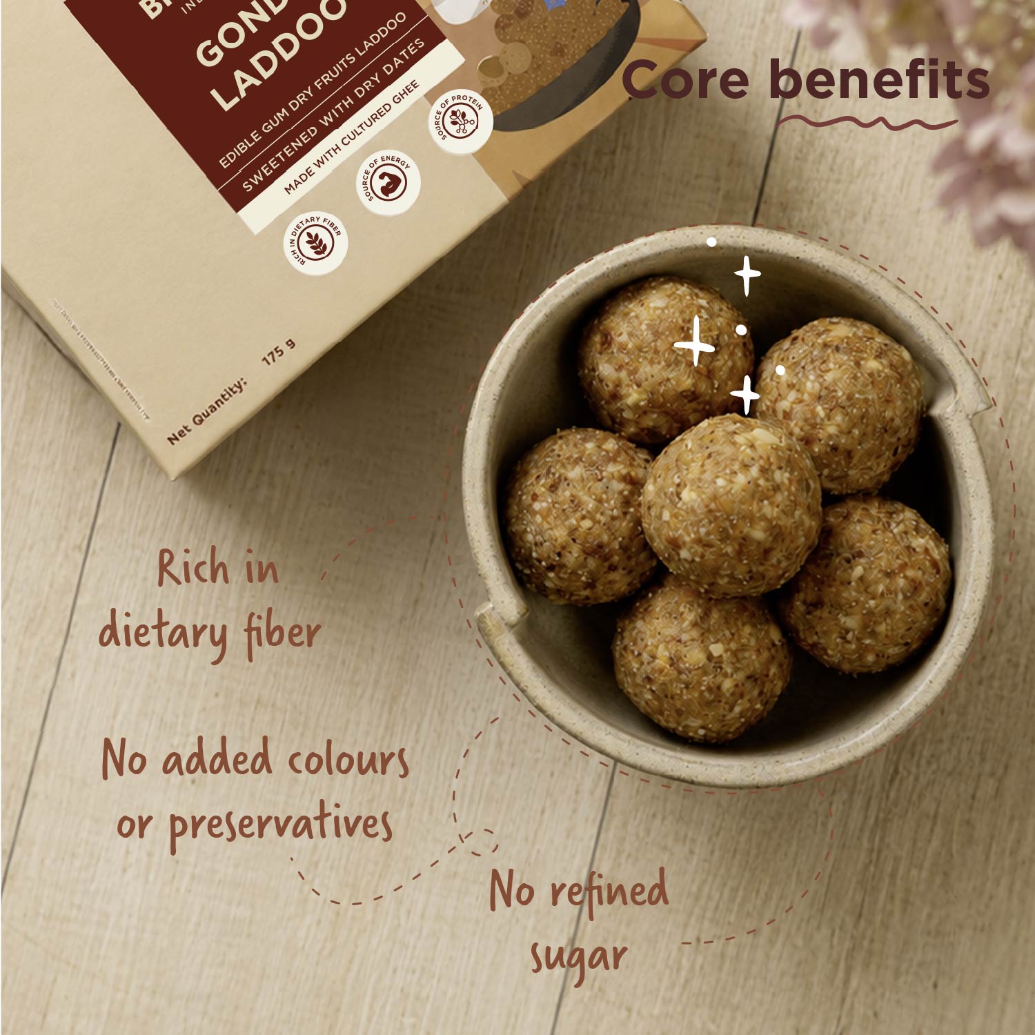 Gondh Laddoo (Edible Gum Laddoo)