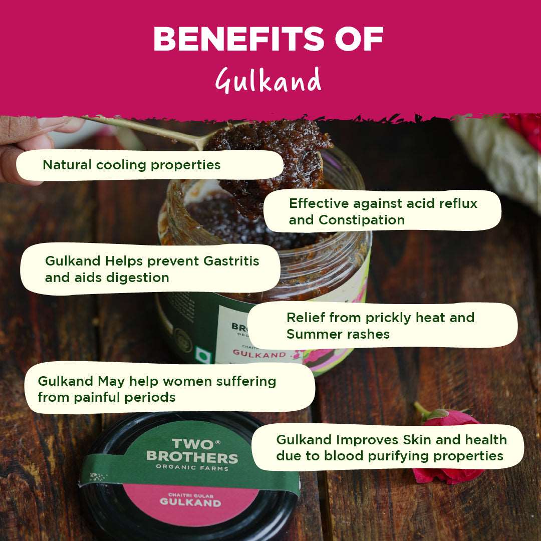 Health benefits of consuming gulkand