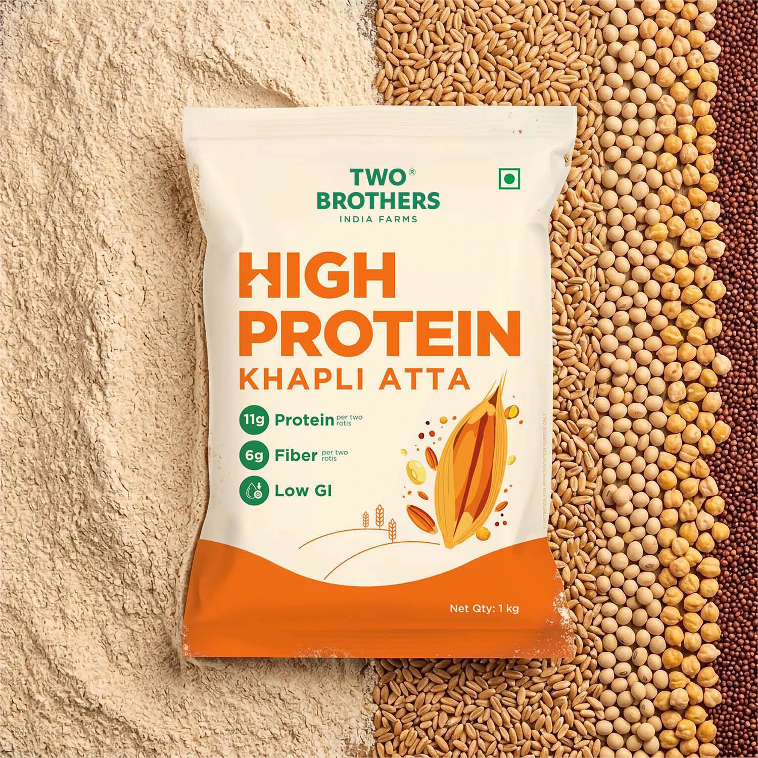 High Protein Khapli Atta