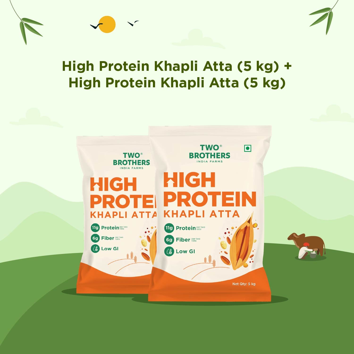 High Protein Khapli Atta