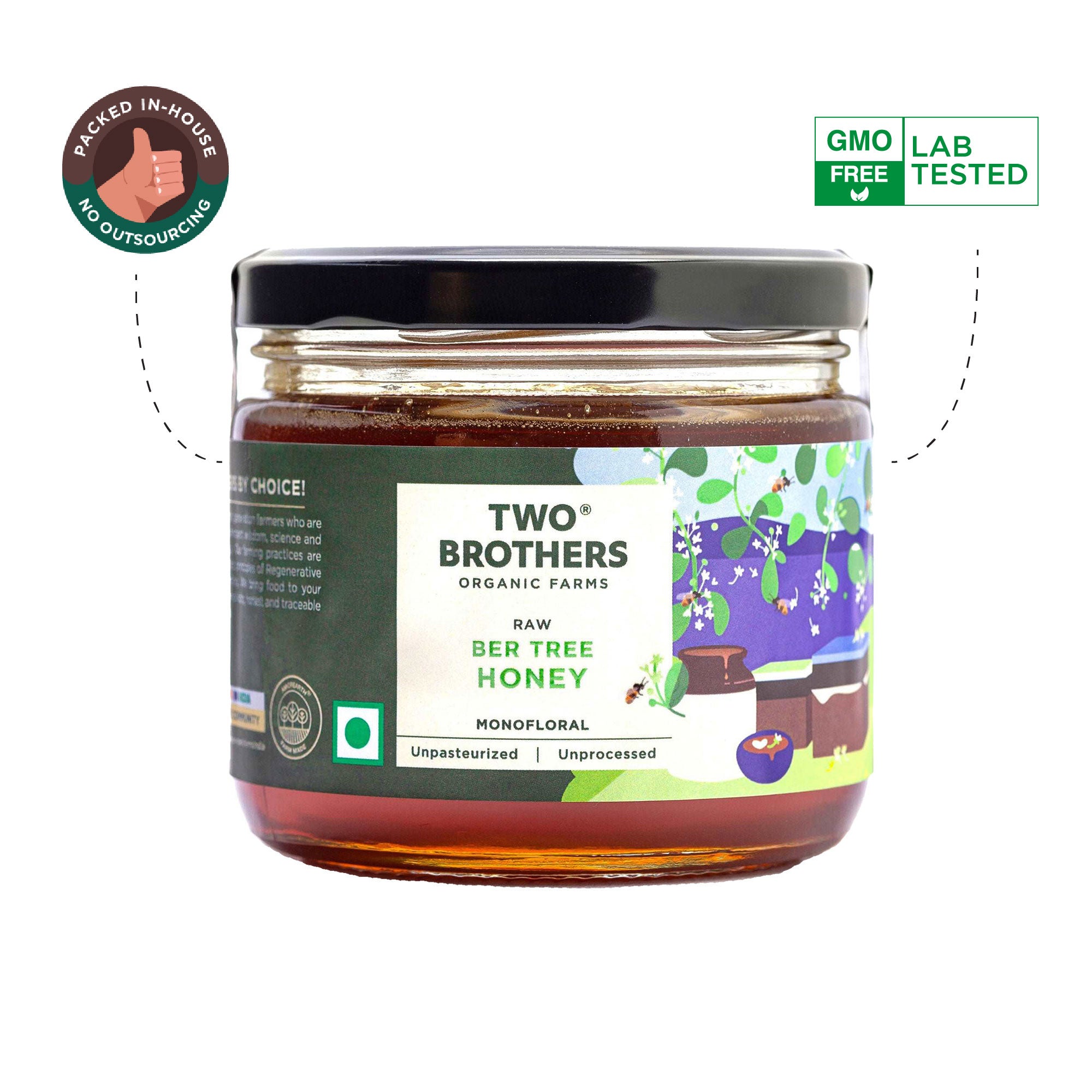 Indian Berry Honey, Raw Mono-Floral Unfiltered -BYOB