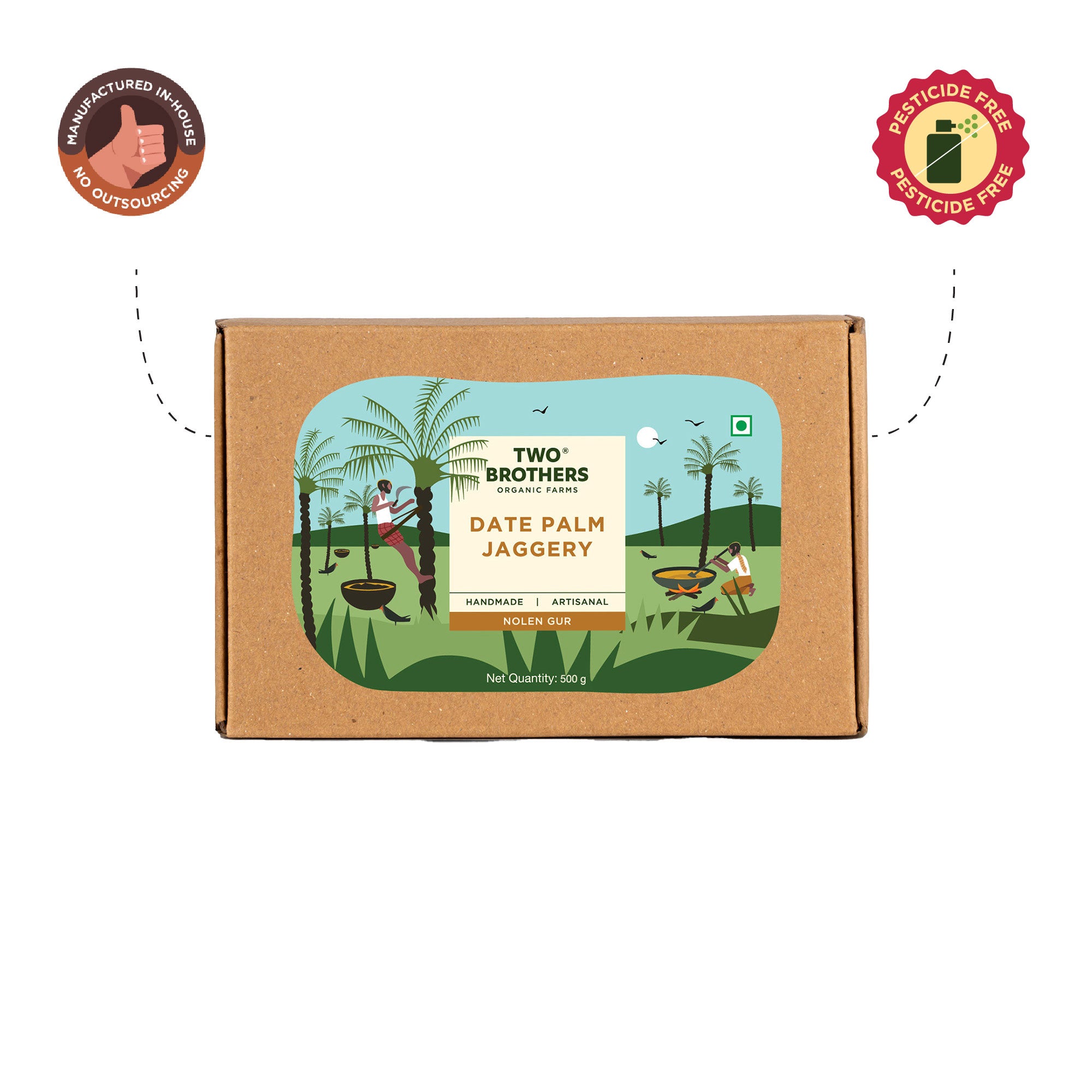 Date Palm Jaggery Solid, Pure Date Palm Sap