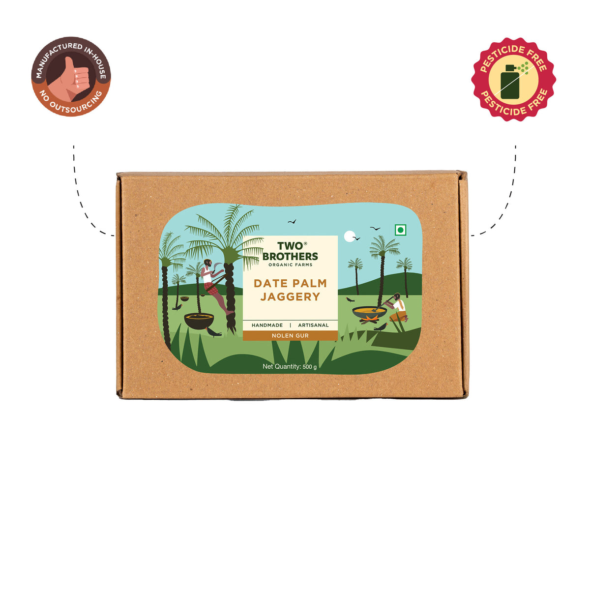 Date Palm Jaggery Solid, Pure Date Palm Sap