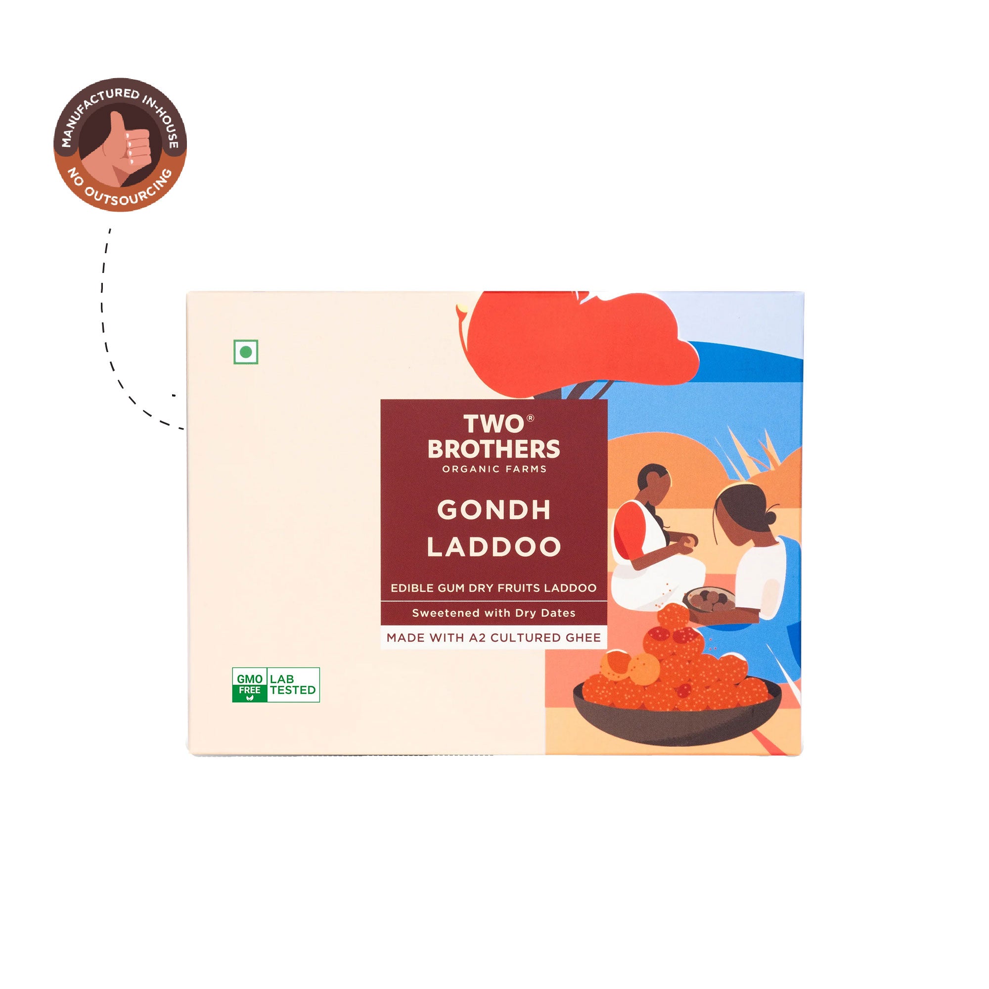 Dink|Gondh (Edible Gum) Laddoo, No Sugar