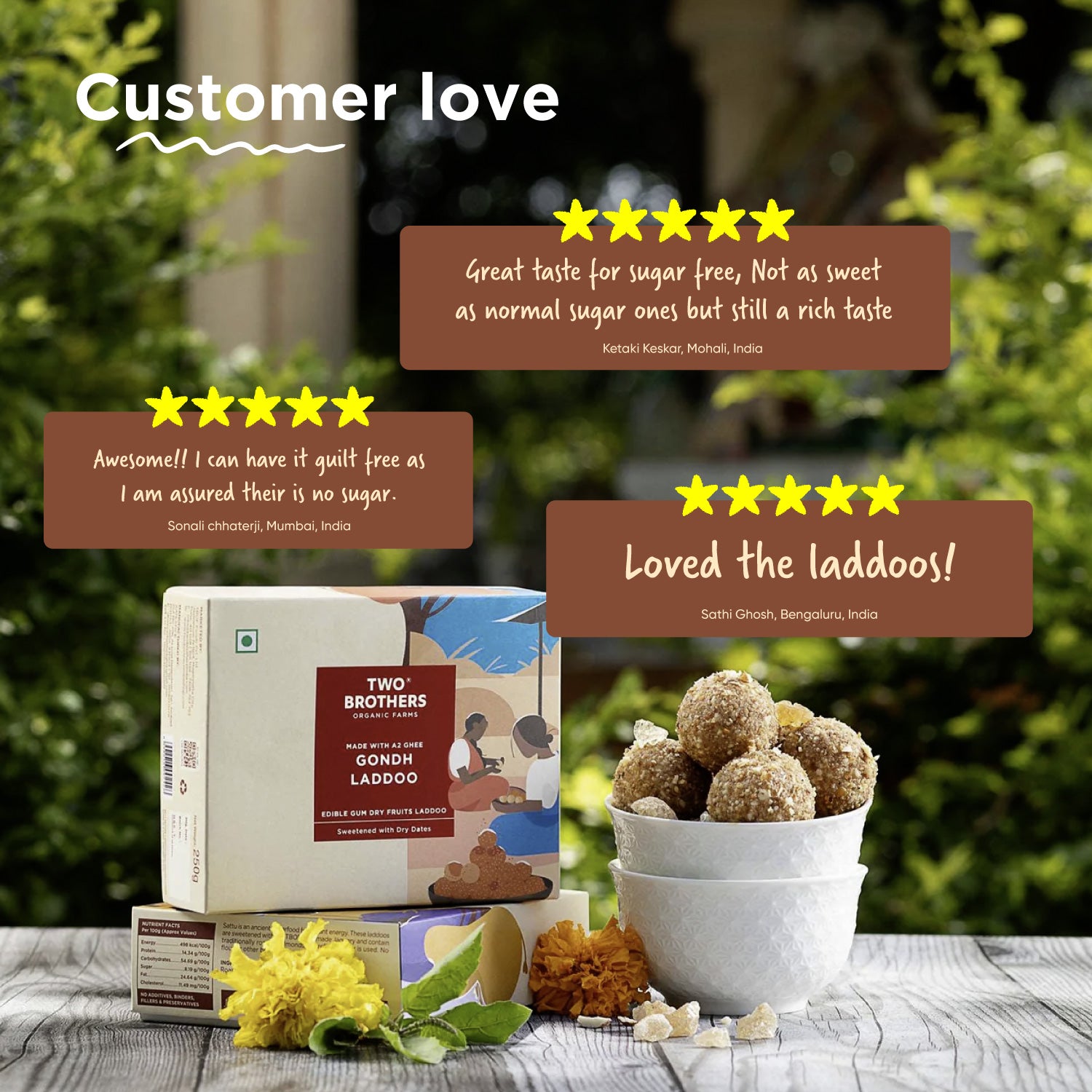 Dink|Gondh (Edible Gum) Laddoo, No Sugar - BYOB