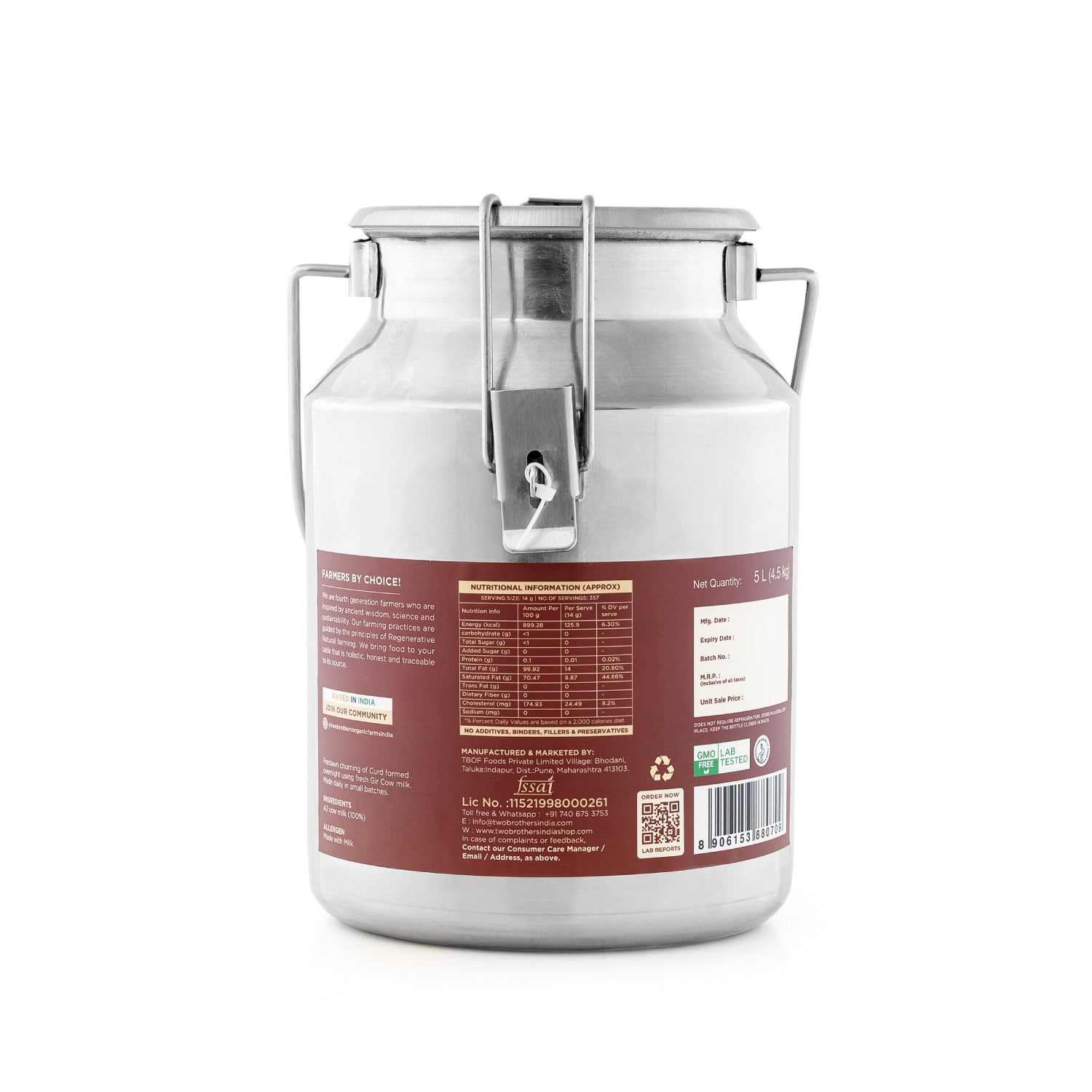 A2 Gir Cow - Cultured Ghee