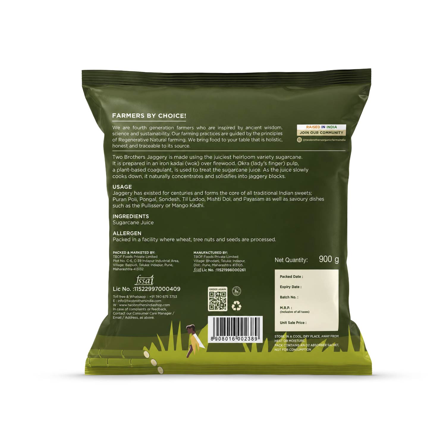 Sugarcane Jaggery Block