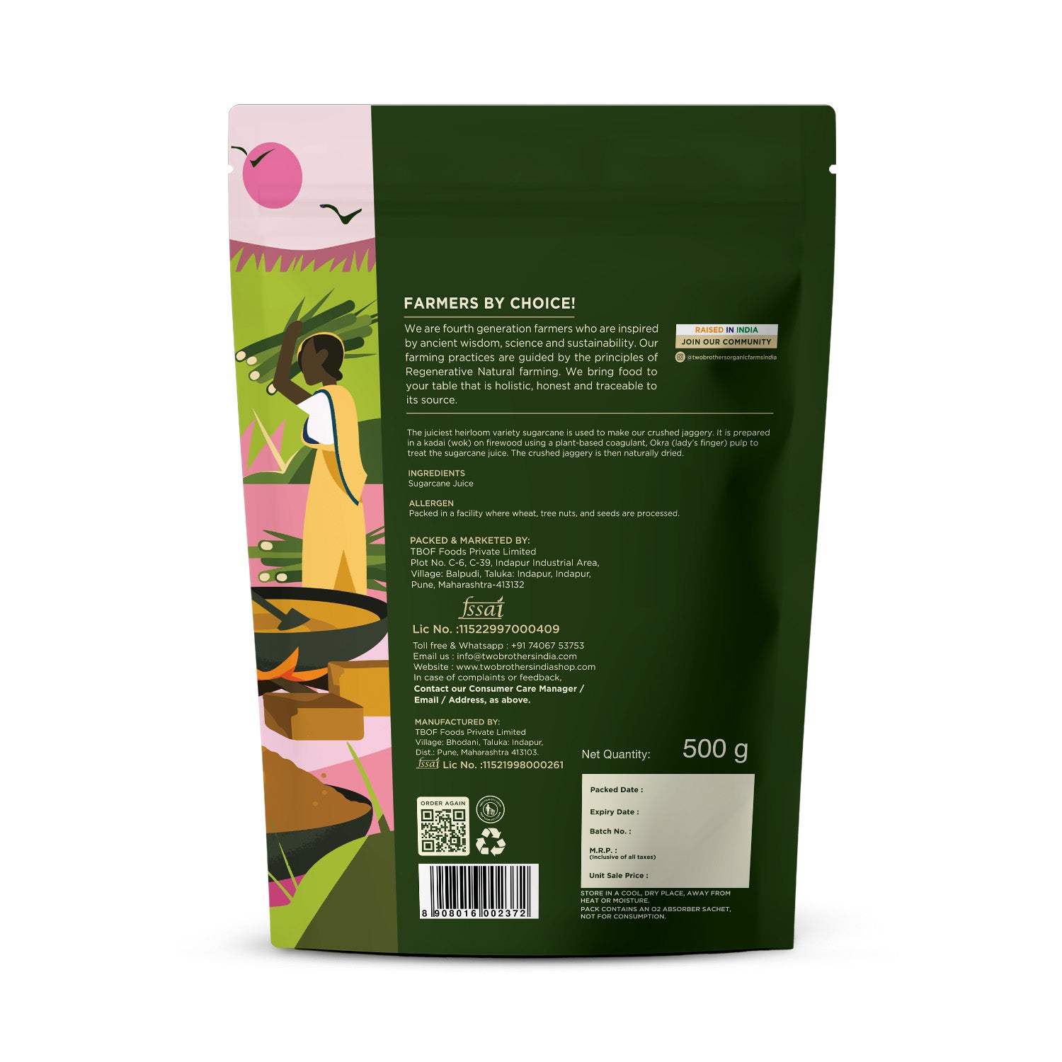 Sugarcane Jaggery, Crushed Granular