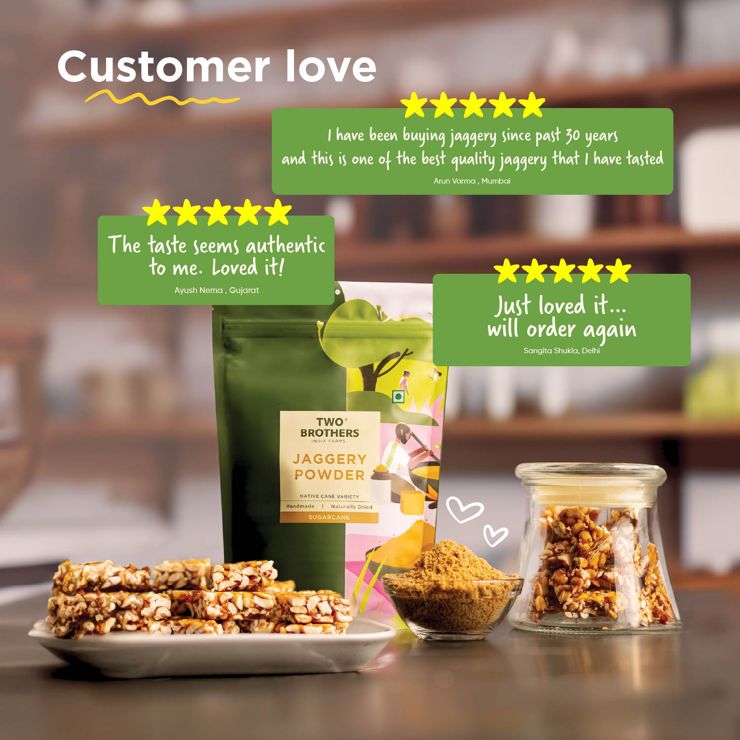 Sugarcane Jaggery, Crushed Granular