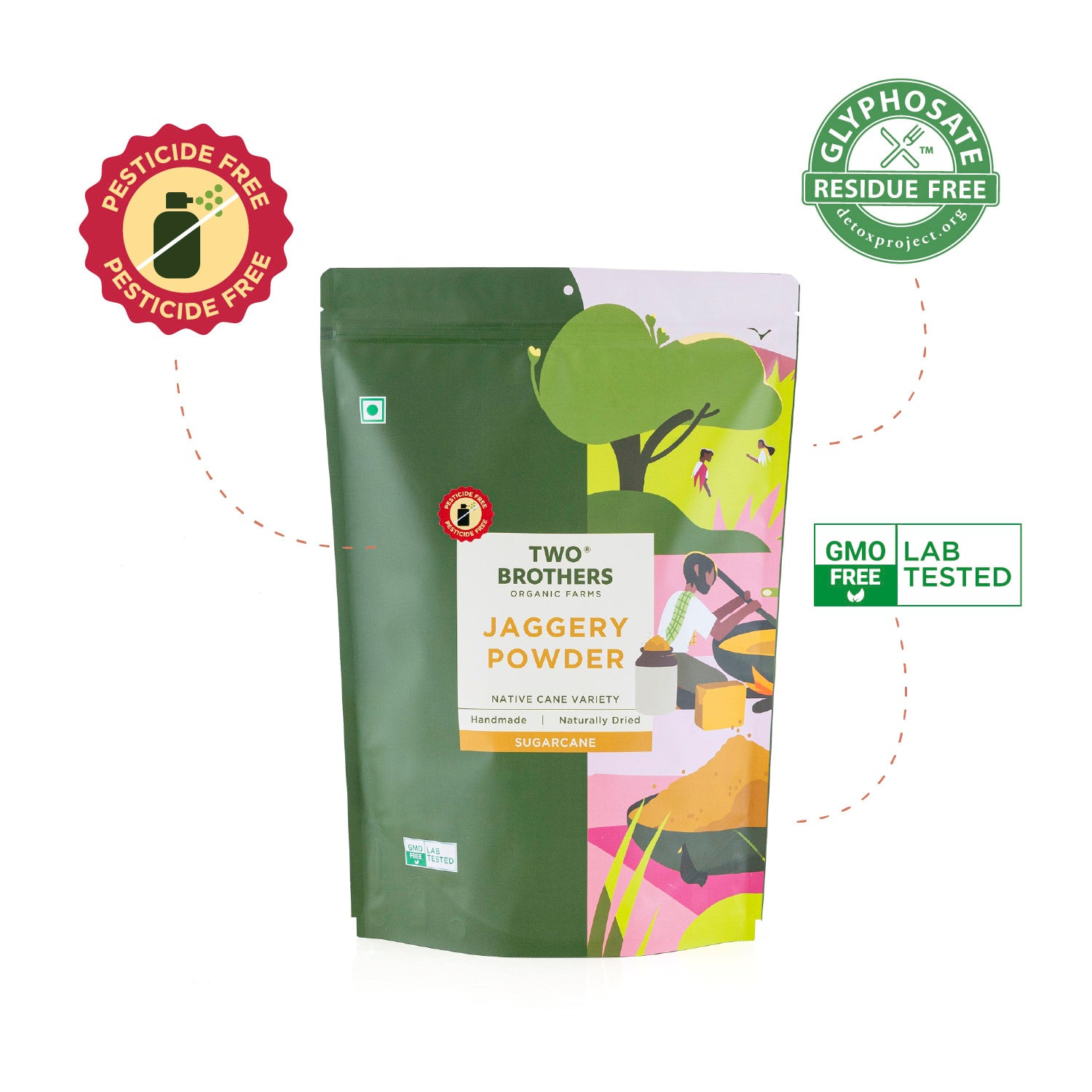 Free Jaggery Powder(2kg) with High Protein Khapli Atta (10kg)