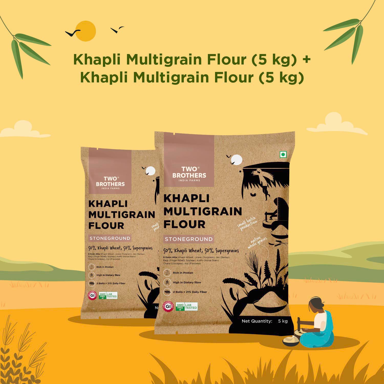 Khapli Multigrain Atta