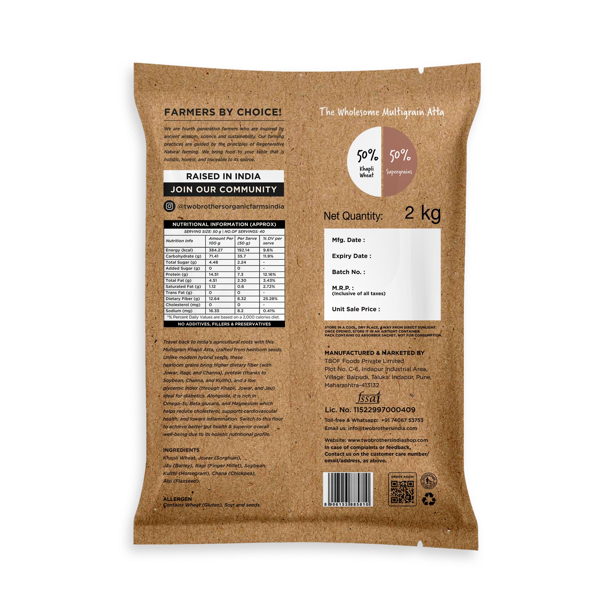 Khapli Multigrain Atta