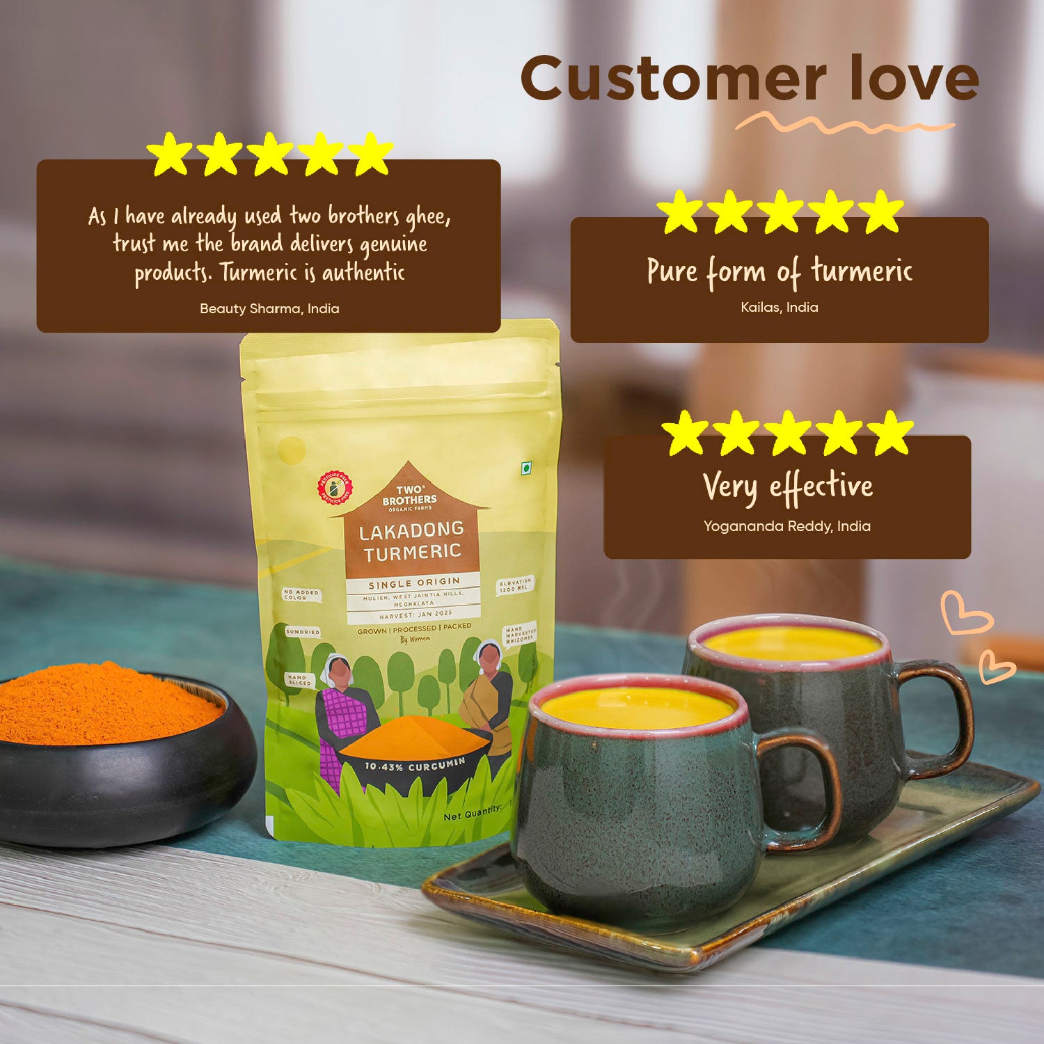 Single Origin Lakadong Turmeric Powder 150g