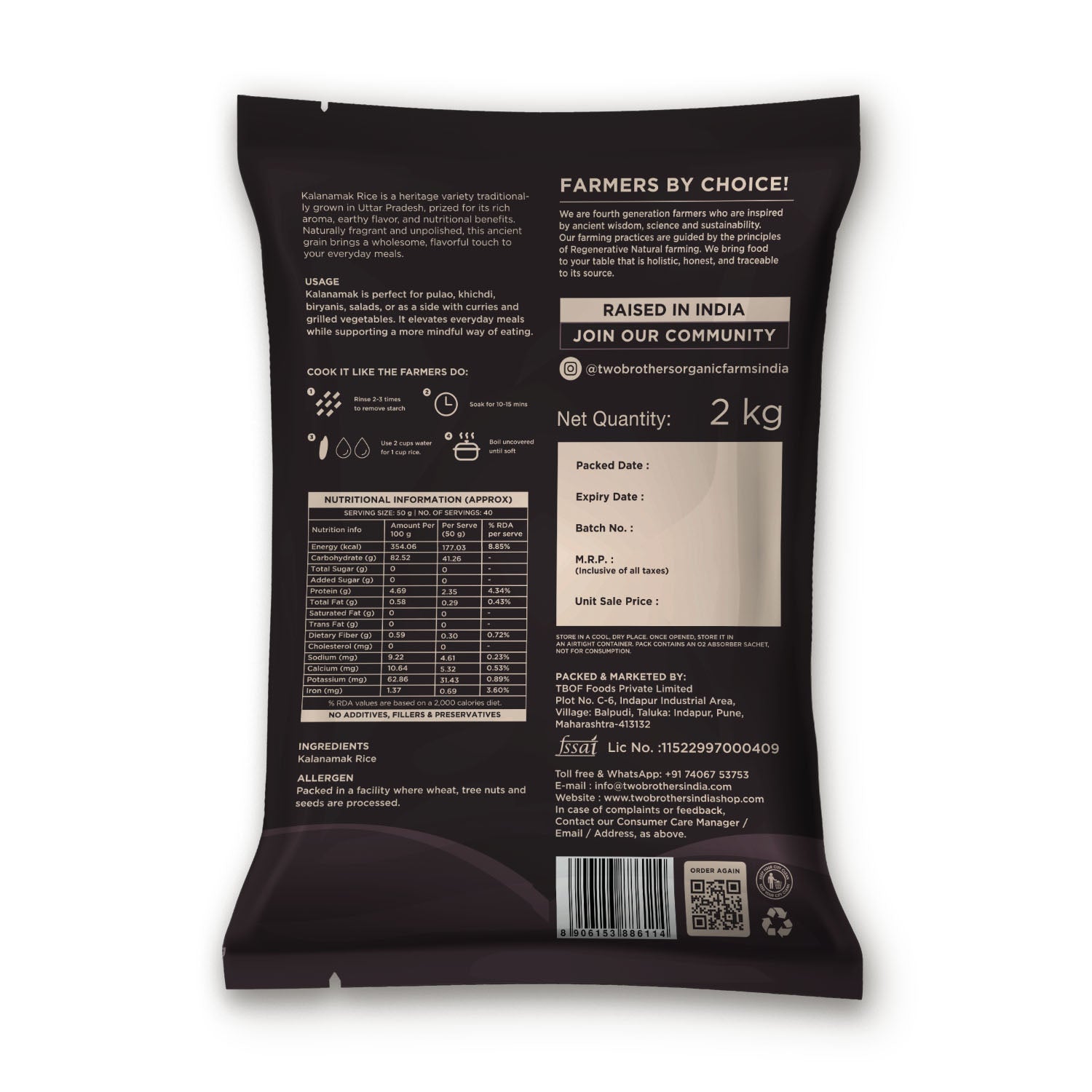 Low GI Rice | Kalanamak Variety