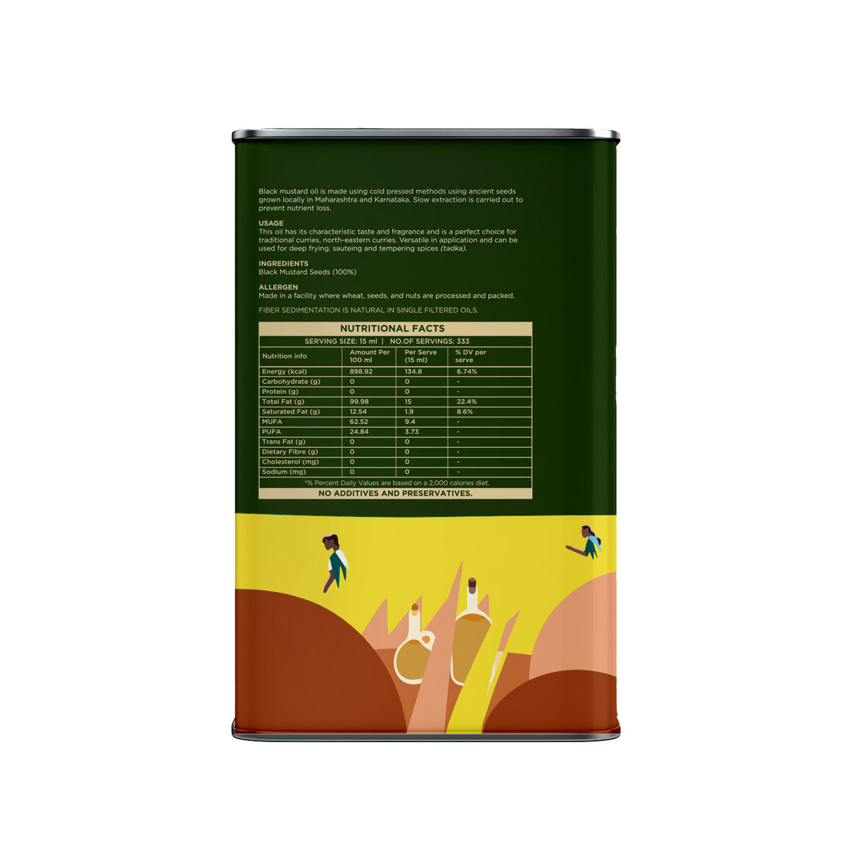 Black Mustard Oil I Cold-Pressed