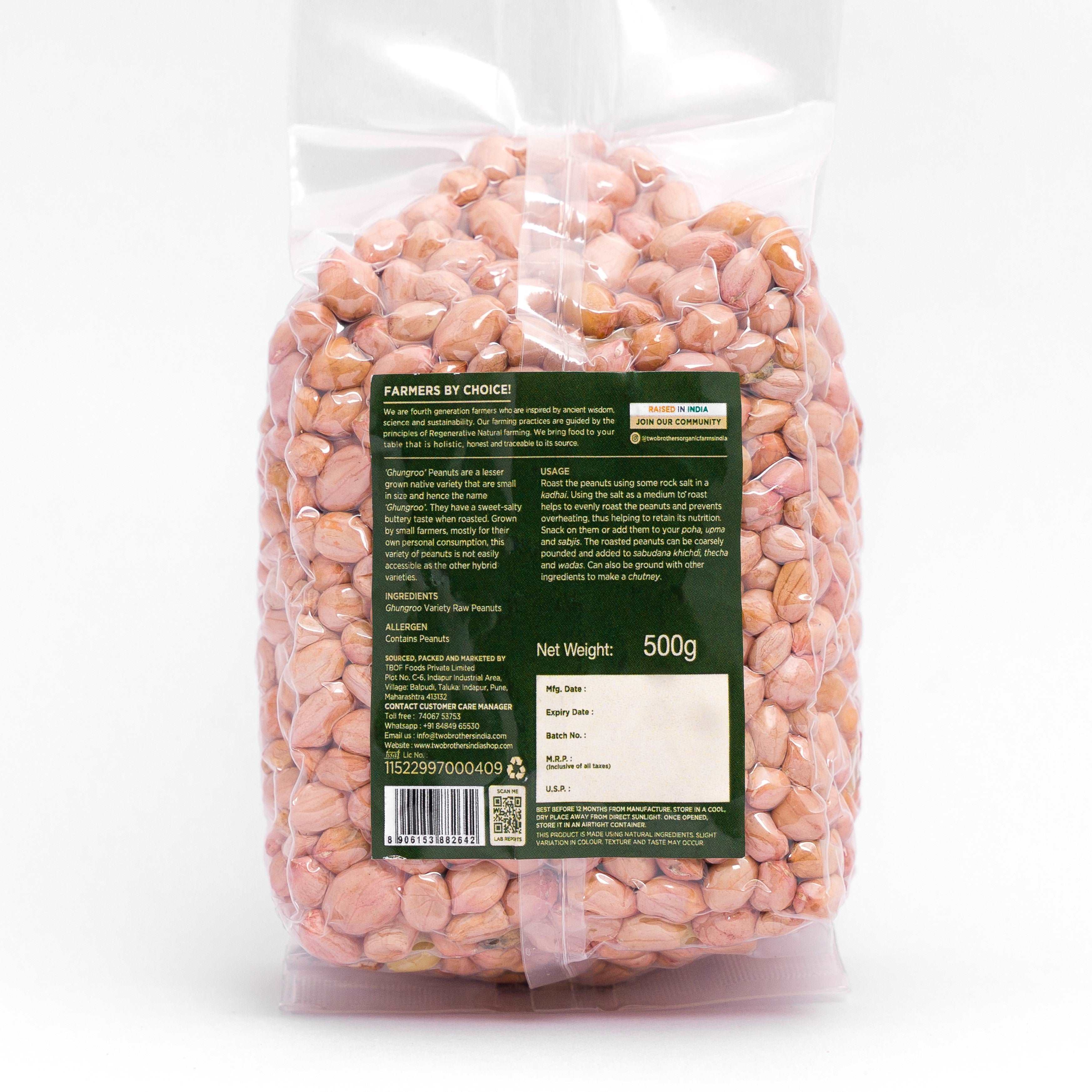 Order Raw Peanuts - Ghungroo Online for Quality & Home Delivery